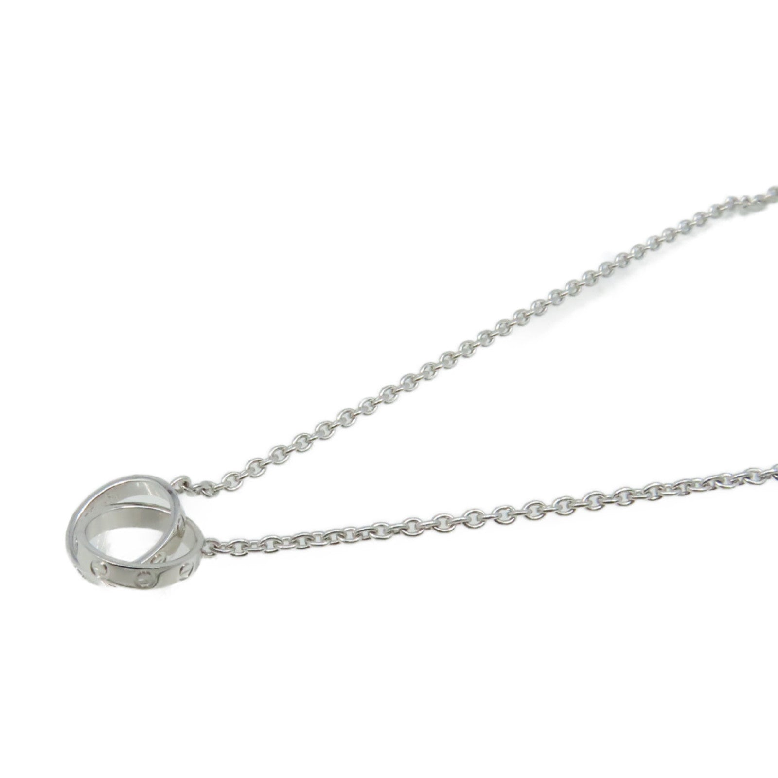 CARTIER 【激減優惠】18K白金Love Necklace項鏈