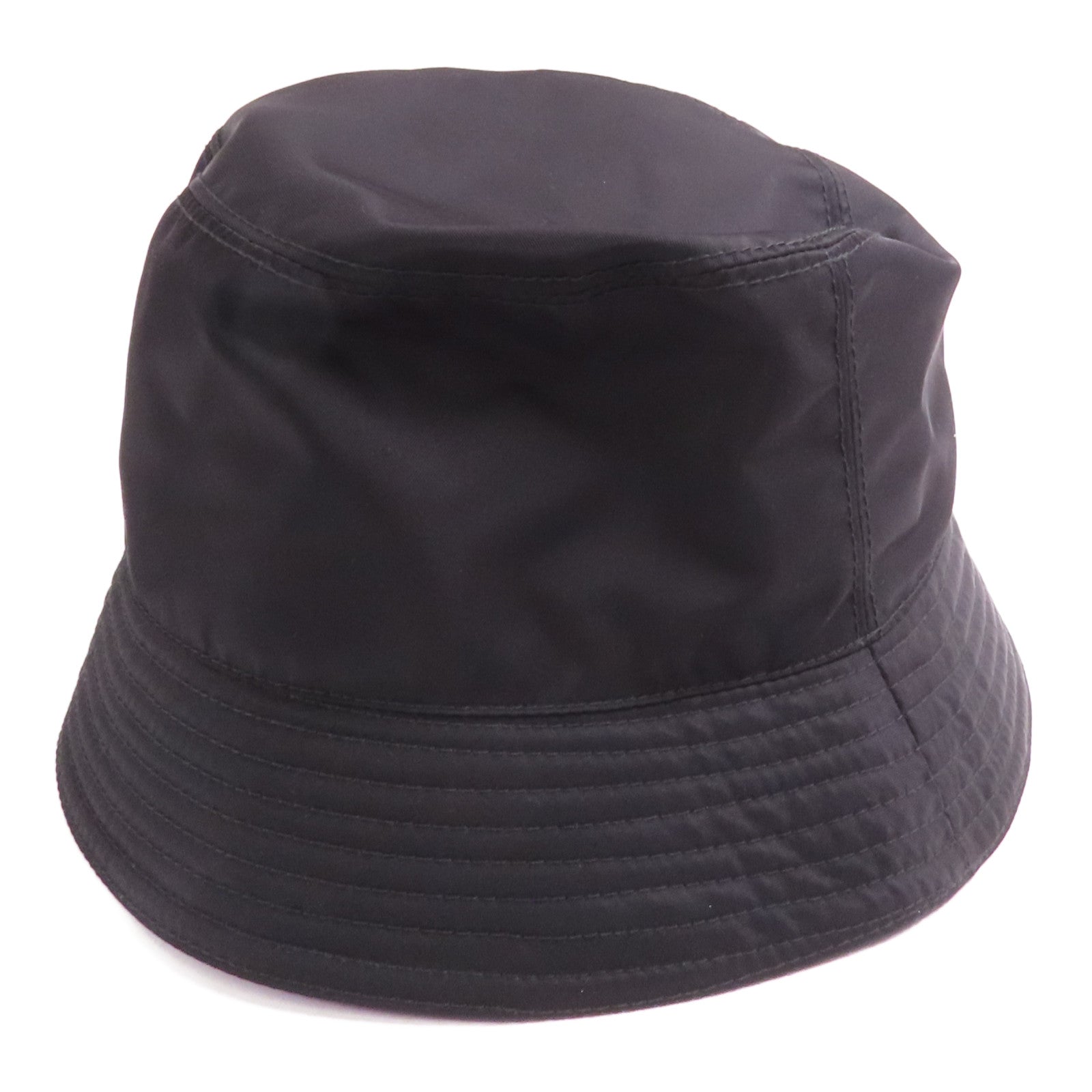 PRADA 尼龍Hat銀扣帽子S size