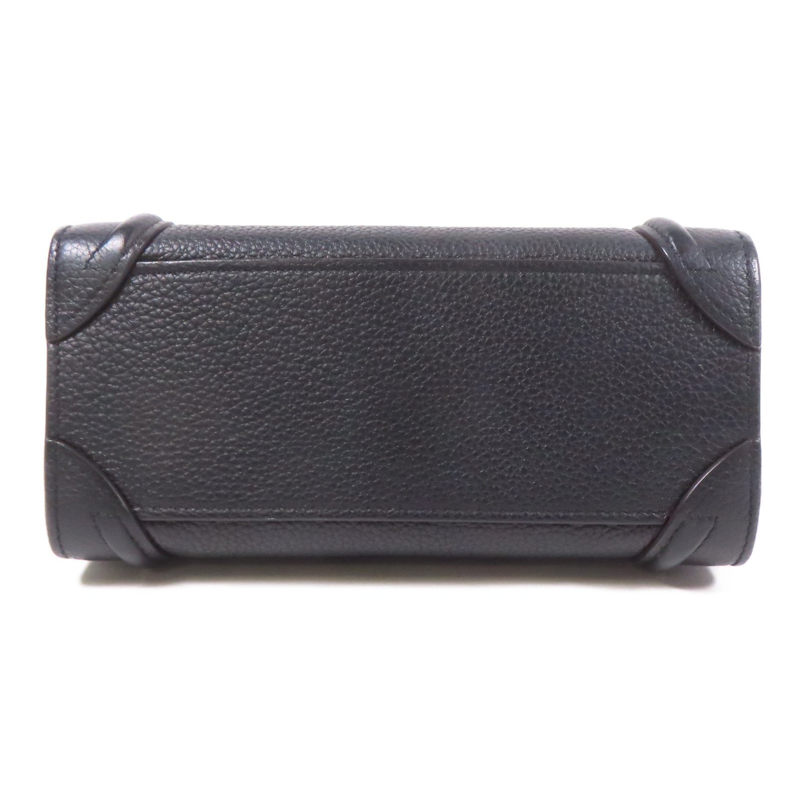 CELINE 牛皮皮革Nano Luggage銀扣手挽肩背兩用袋