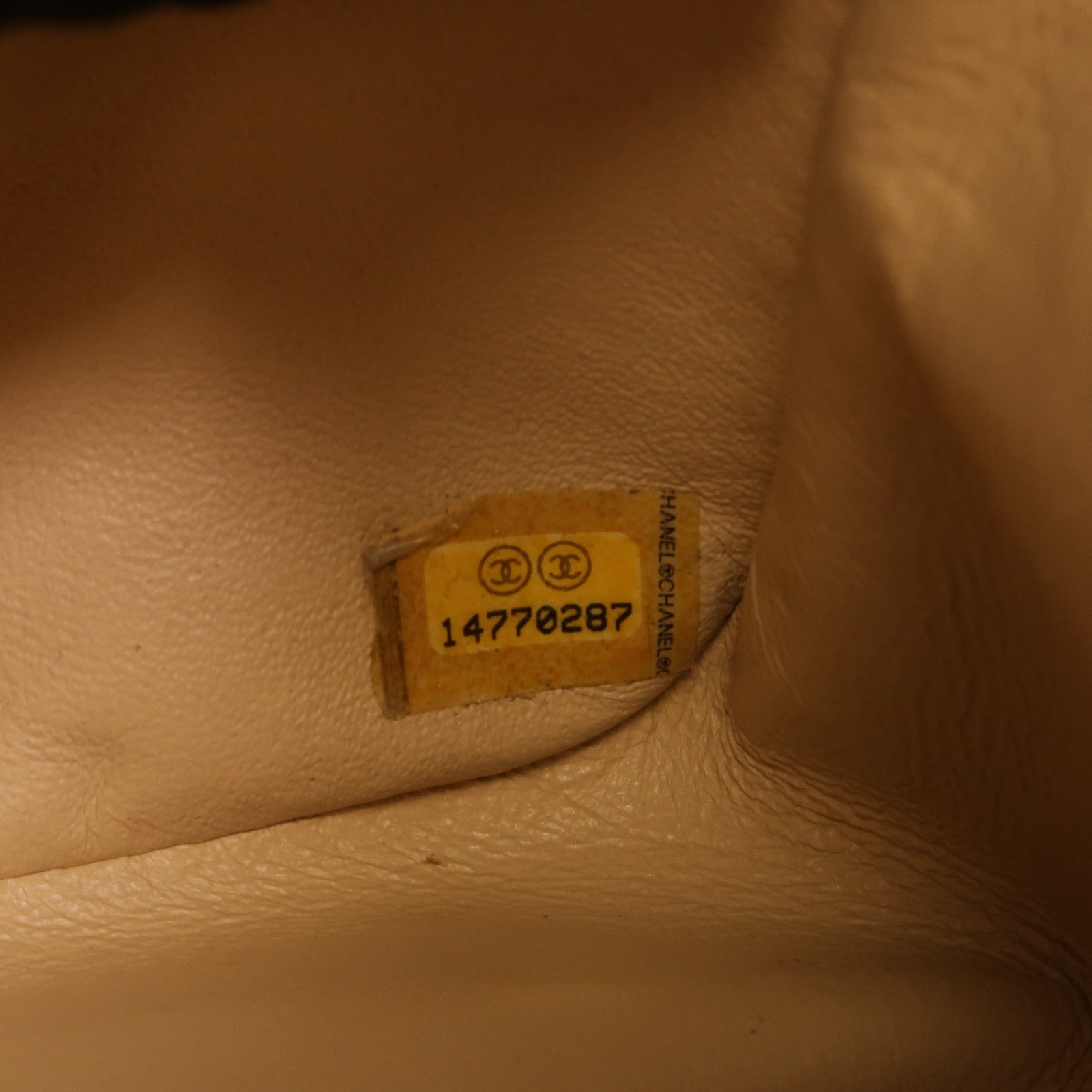 CHANEL 牛皮皮革Large Classic鏈帶肩背袋