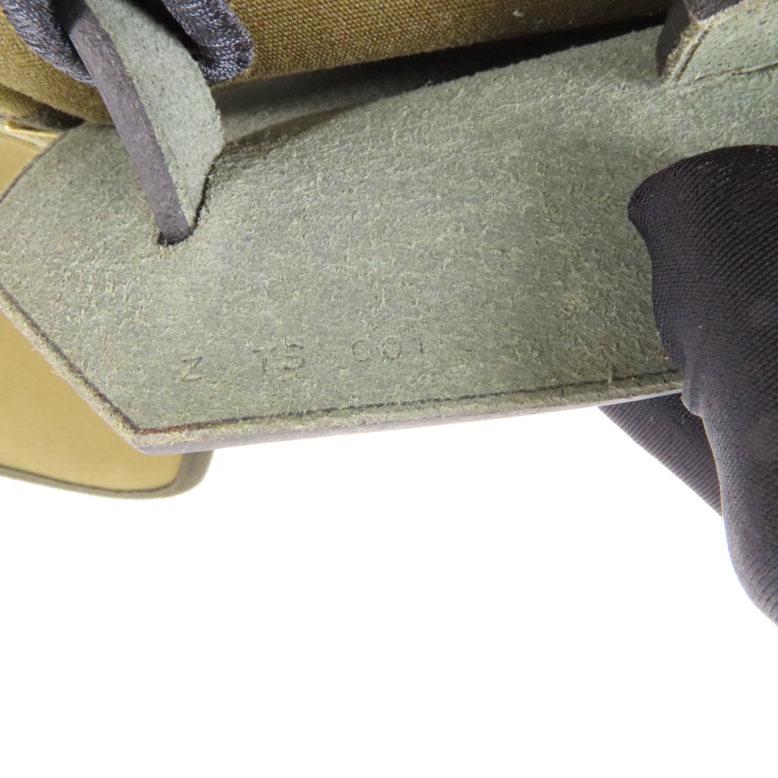 HERMES 皮革/帆布Herbag Backpack金扣背包Green