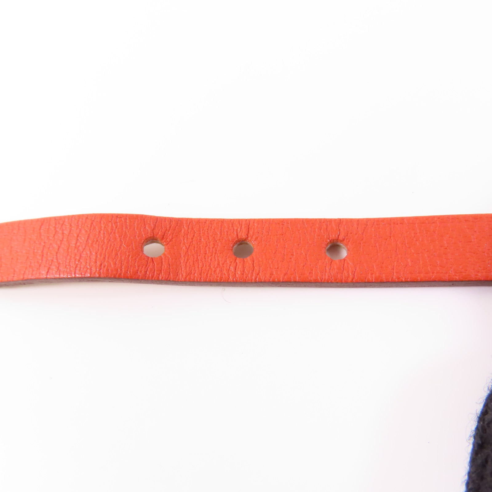 HERMES Swift皮革Behapi Double Tour Bracelet銀扣手鏈Rouge Casaque