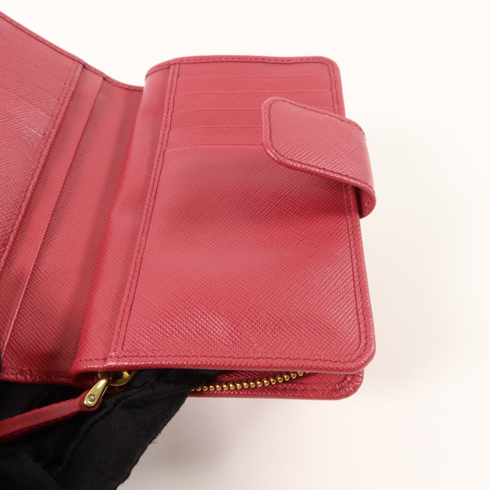PRADA Saffiano皮革Bifold Wallet錢包