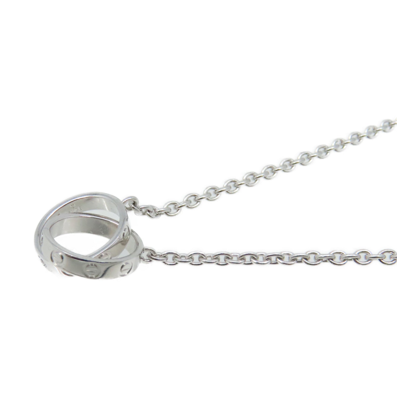 CARTIER 【激減優惠】18K白金Love Necklace項鏈