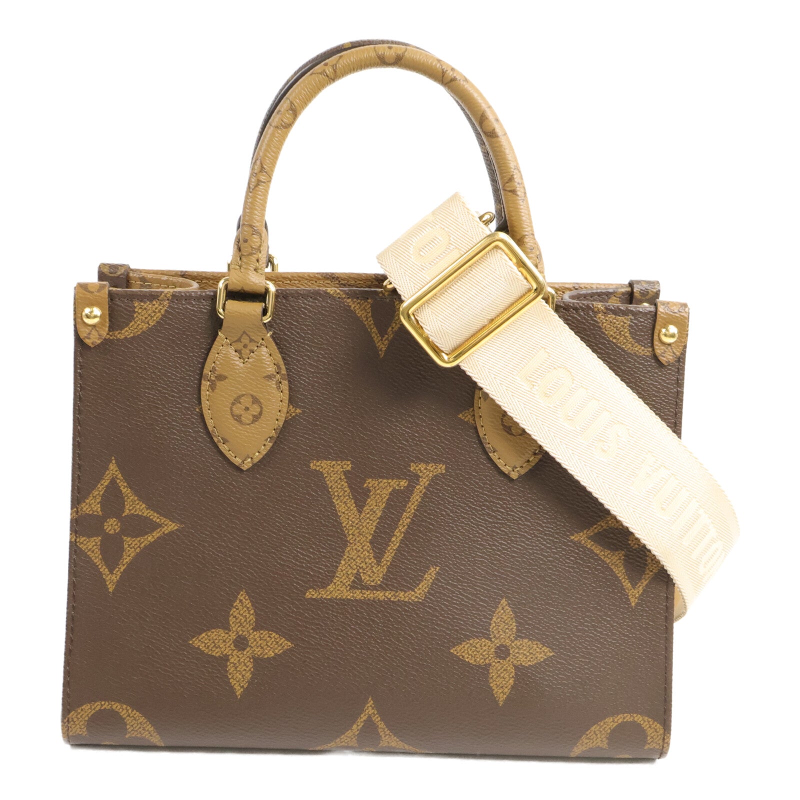 LOUIS VUITTON Monogram Giant OnTheGo PM手挽肩背兩用袋