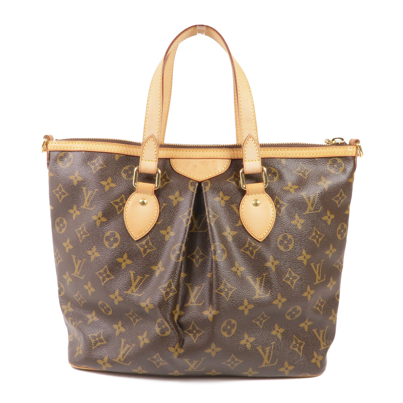LOUIS VUITTON Monogram Palermo PM金扣手挽肩背兩用袋