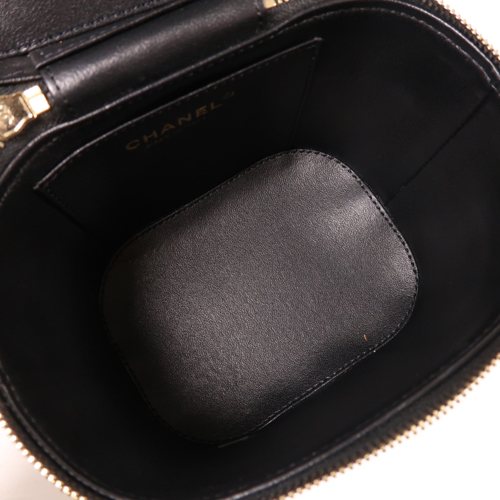 CHANEL 羊皮皮革Chain Shoulder金扣手挽肩背兩用袋