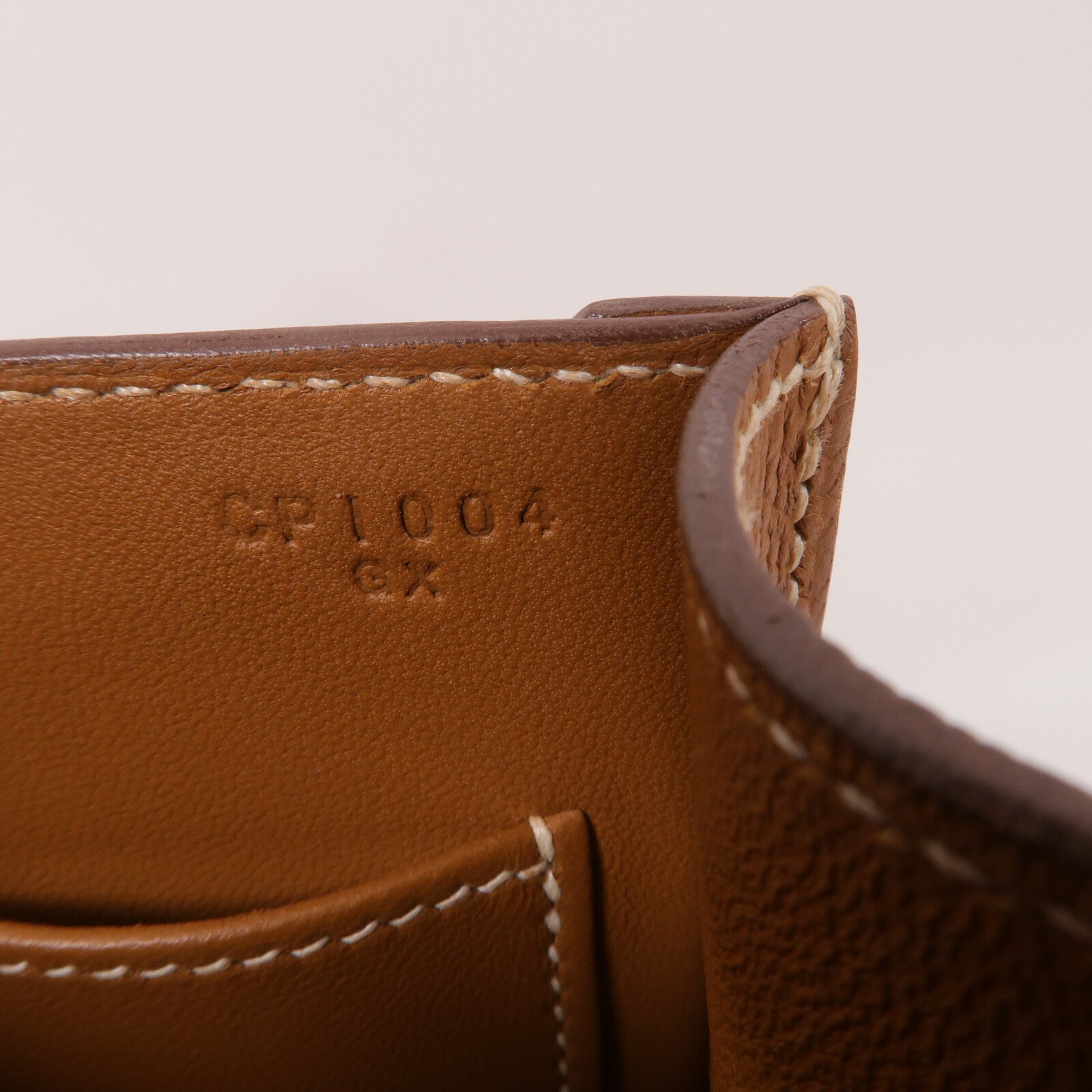 HERMES Epsom皮革Verrou 23肩背袋Gold