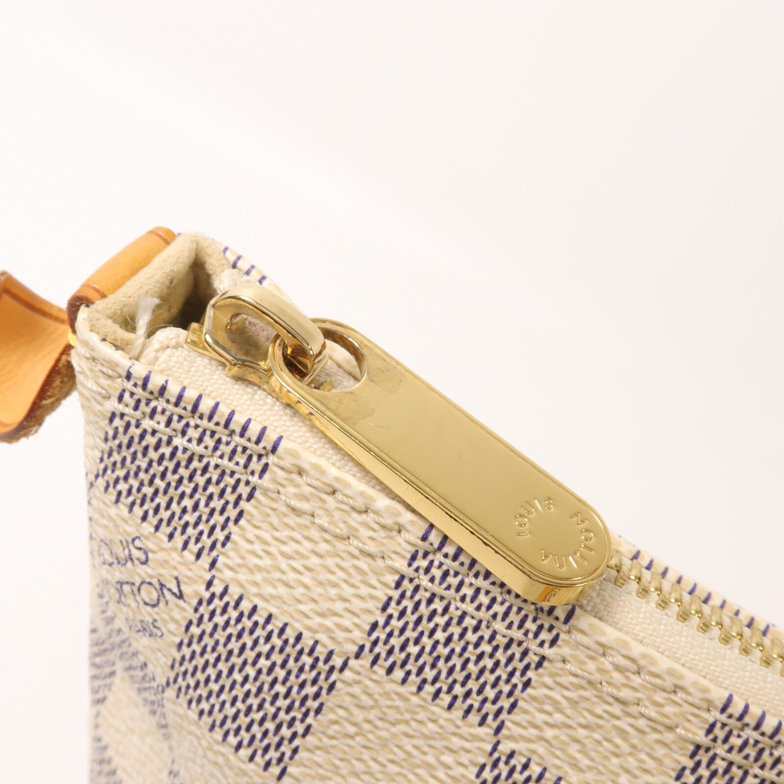LOUIS VUITTON Damier Azur Saleya PM手挽袋