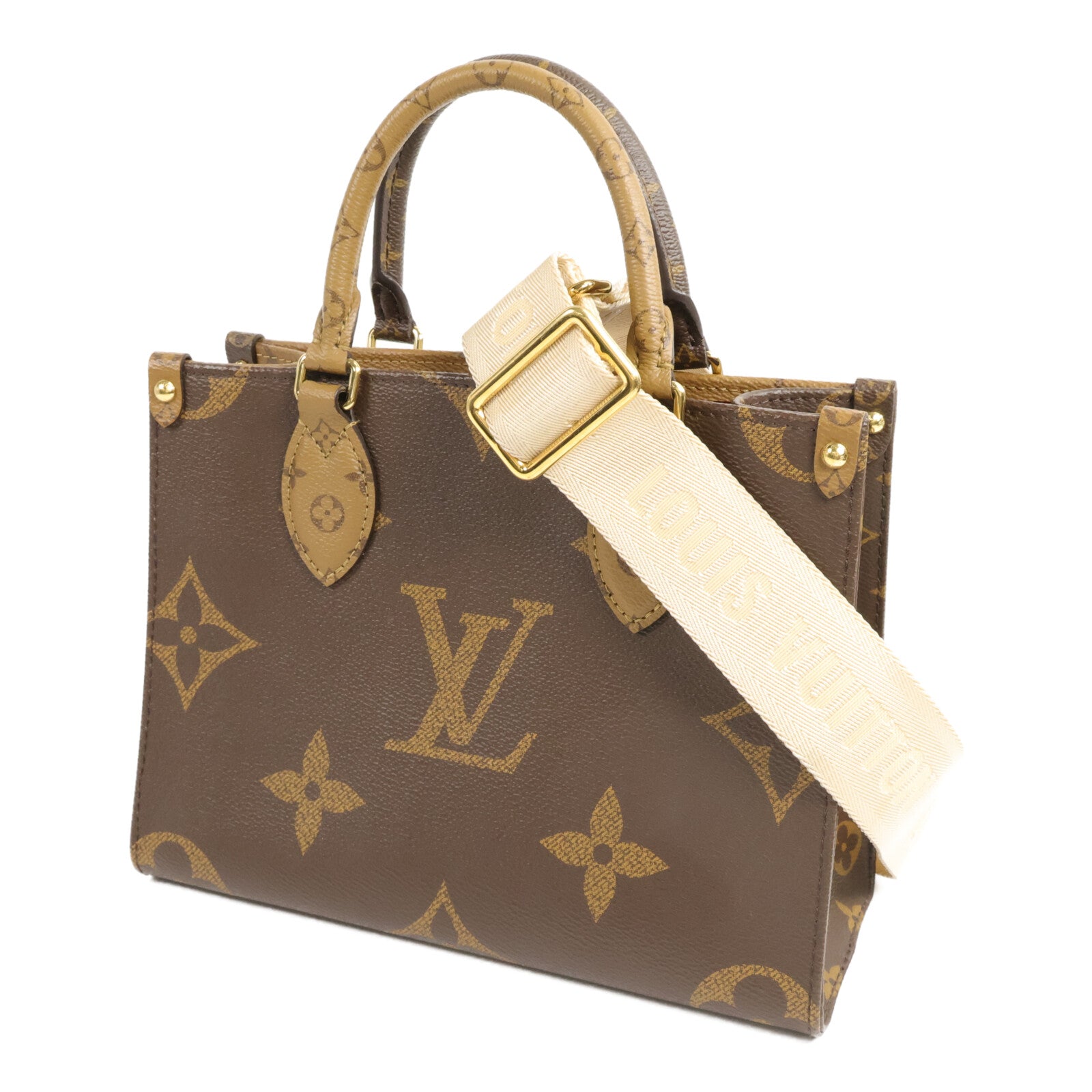 LOUIS VUITTON Monogram Giant OnTheGo PM手挽肩背兩用袋