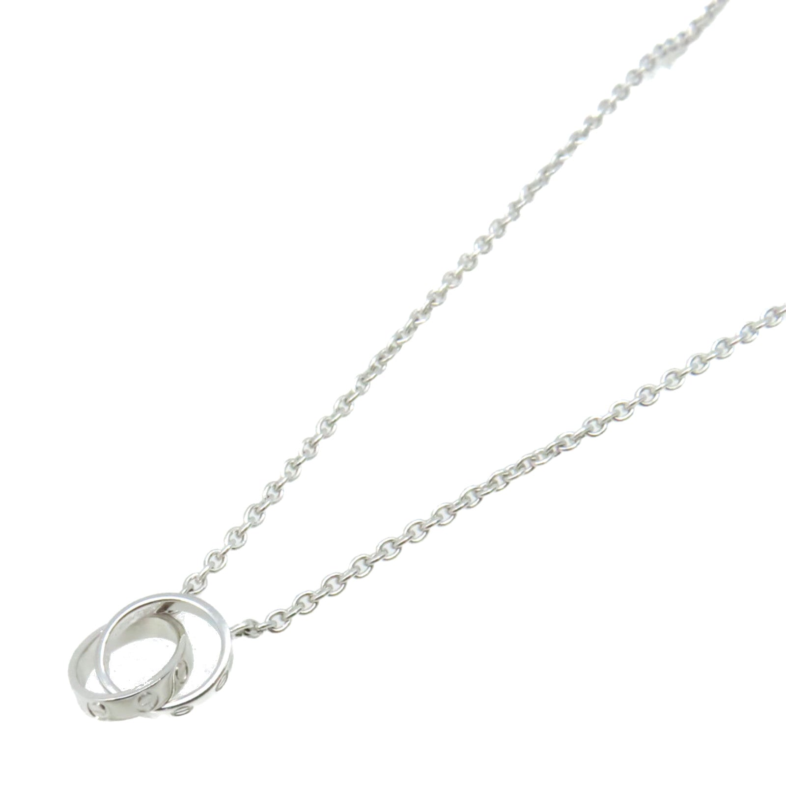 CARTIER 【激減優惠】18K白金Love Necklace項鏈