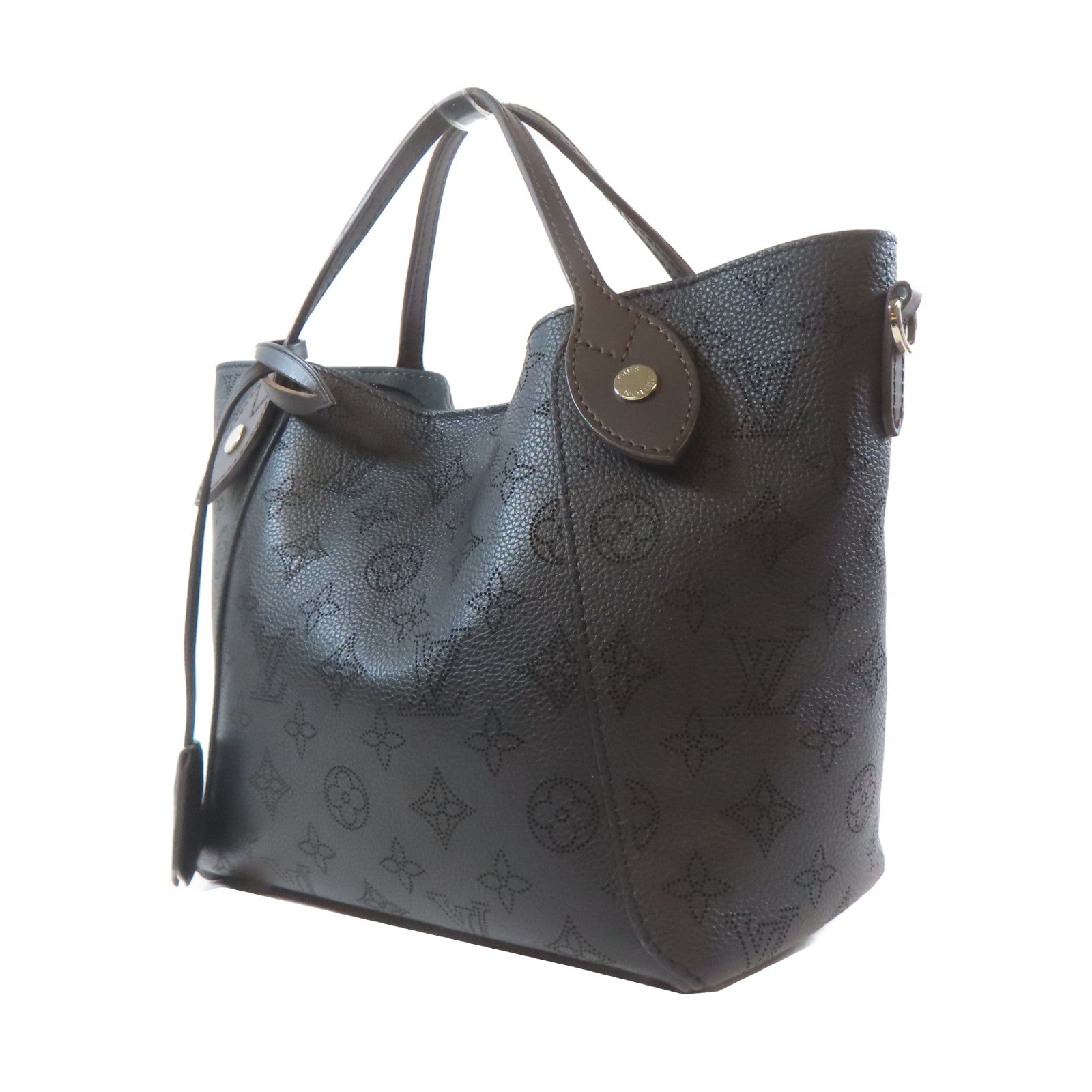 LOUIS VUITTON Mahina Hina 2 Way Shoulder Bag銀扣手挽肩背兩用袋黑色