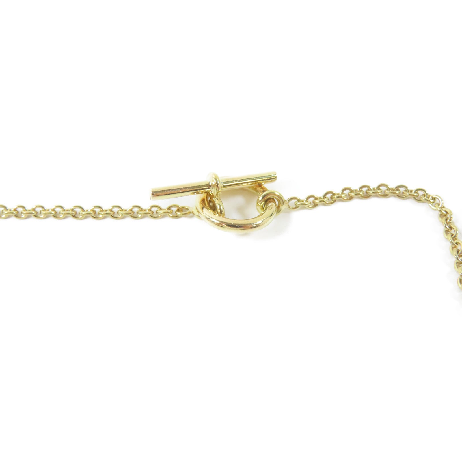 HERMES 18K黃金Necklace項鍊#35cm