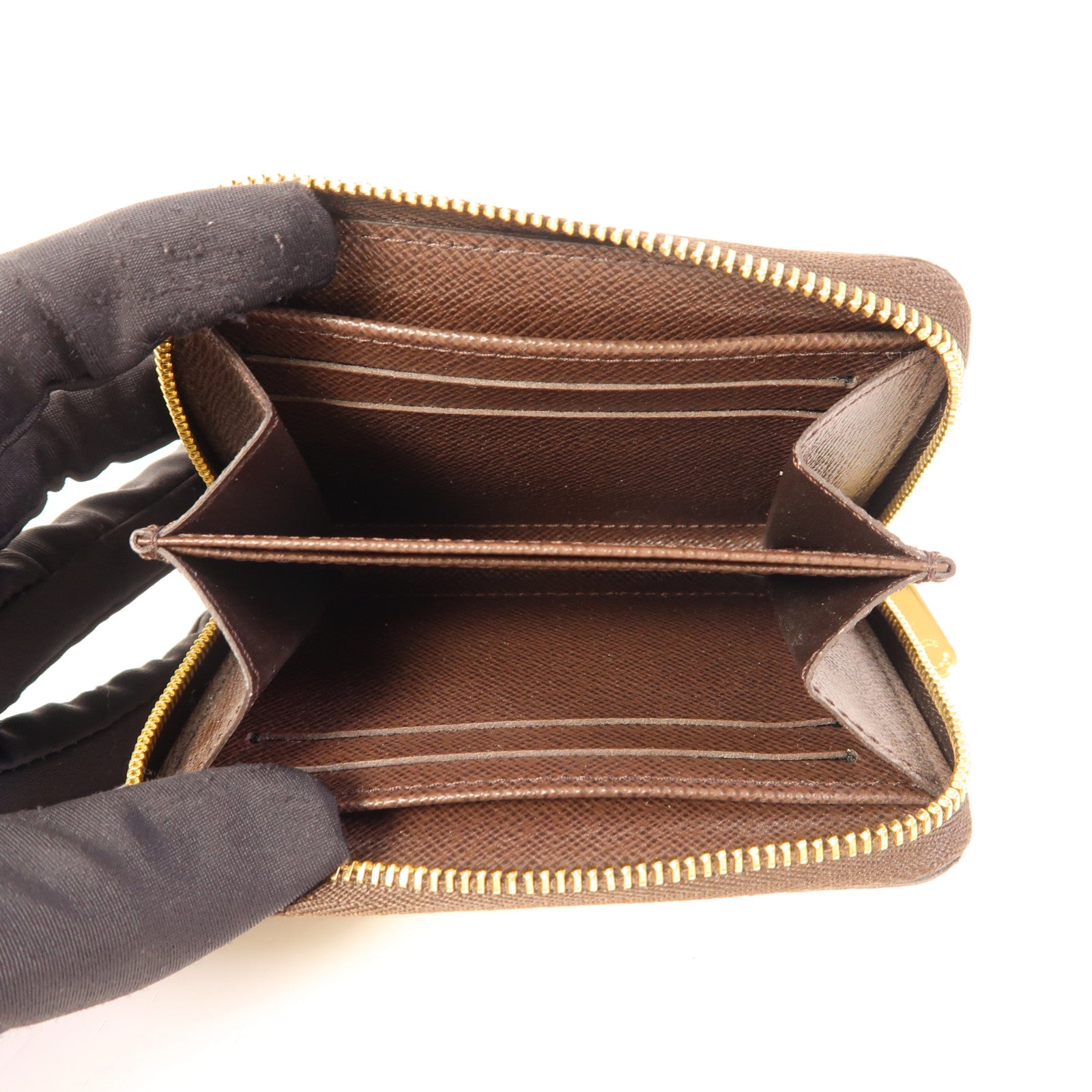 LOUIS VUITTON Damier Zippy Coin Purse金扣零錢包/卡片套