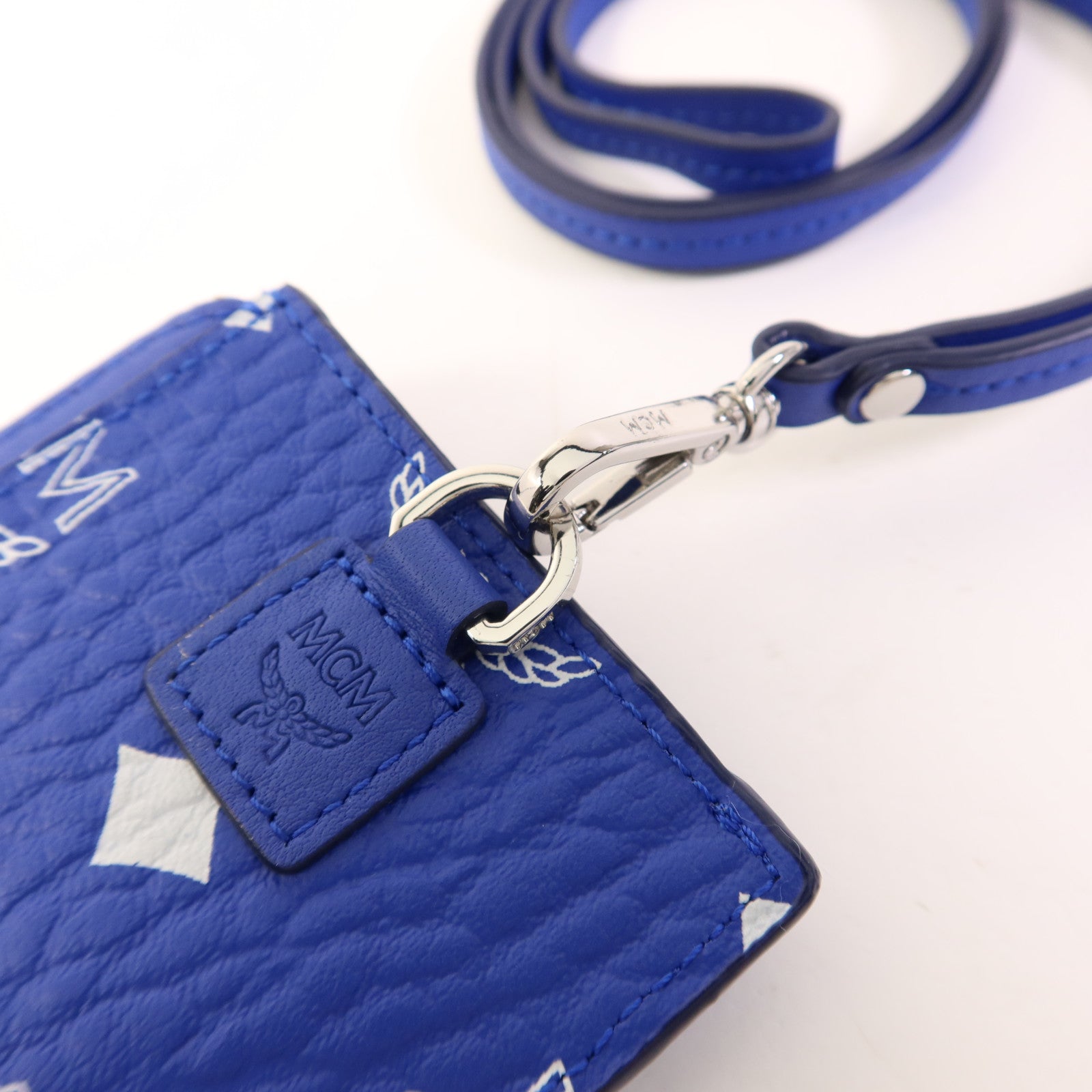 MCM 塗層帆布Card Case銀扣卡片套