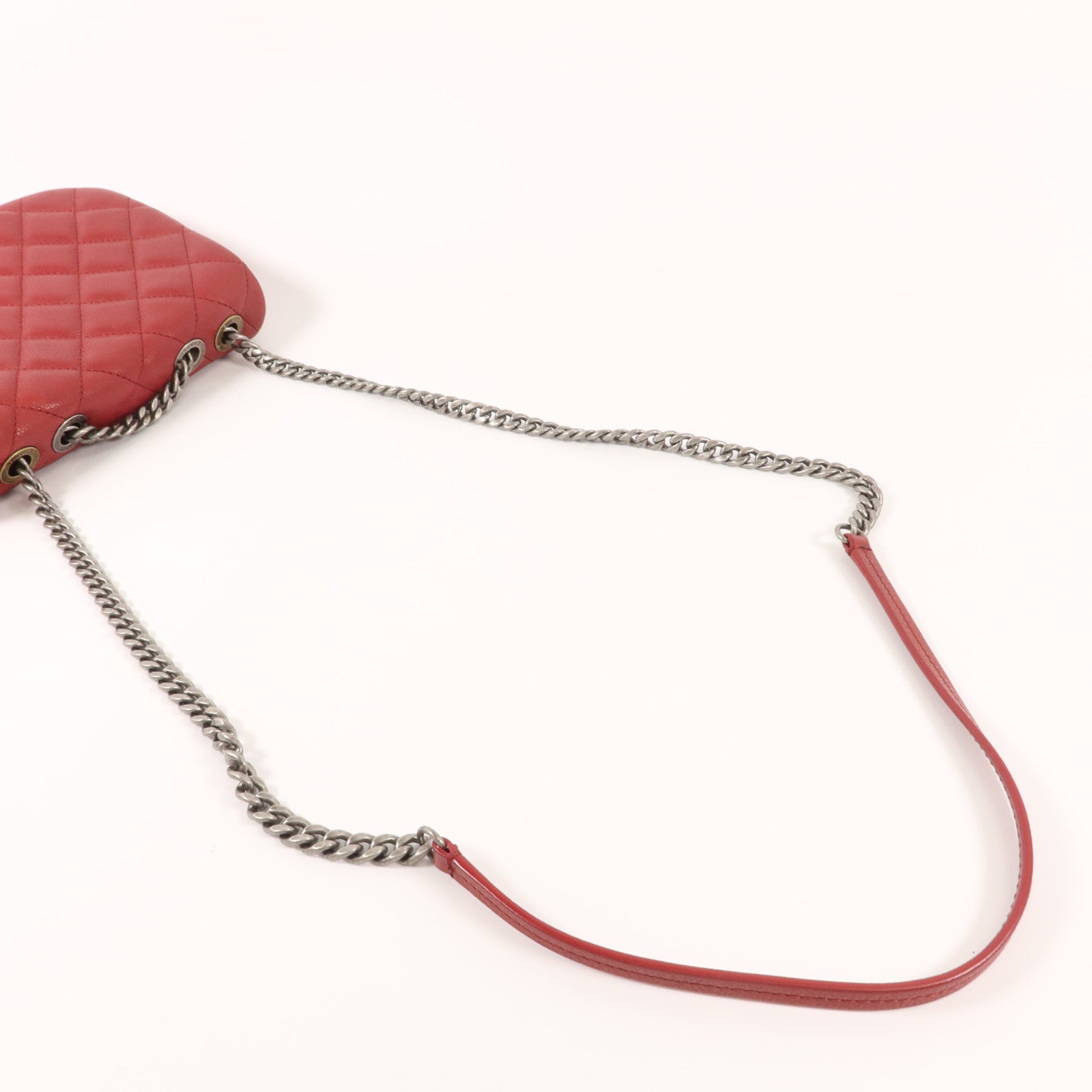 CHANEL 牛皮皮革Chain Shoulder鏈帶肩背袋