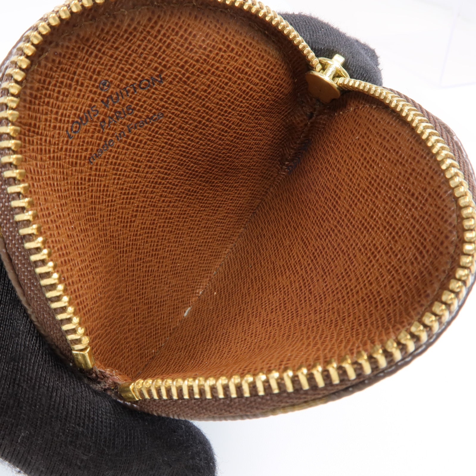 LOUIS VUITTON Monogram Coin Purse金扣零錢包