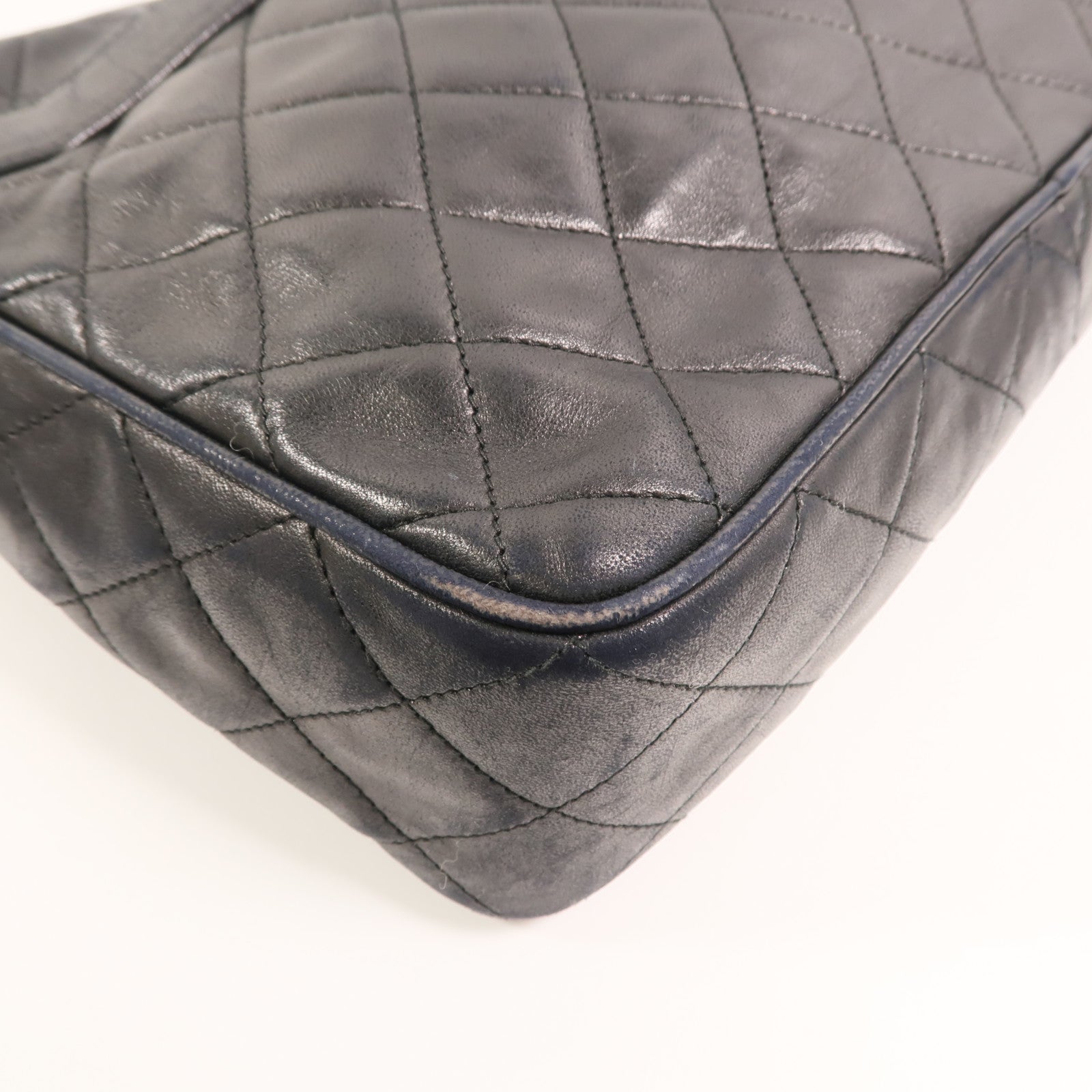 CHANEL 羊皮皮革Vintage鏈帶肩背袋