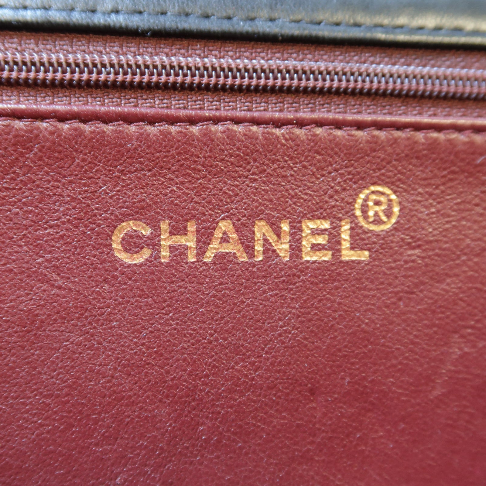 CHANEL **【激減優惠】菱格牛皮皮革Shoulder Bag金扣鏈帶肩背袋黑色