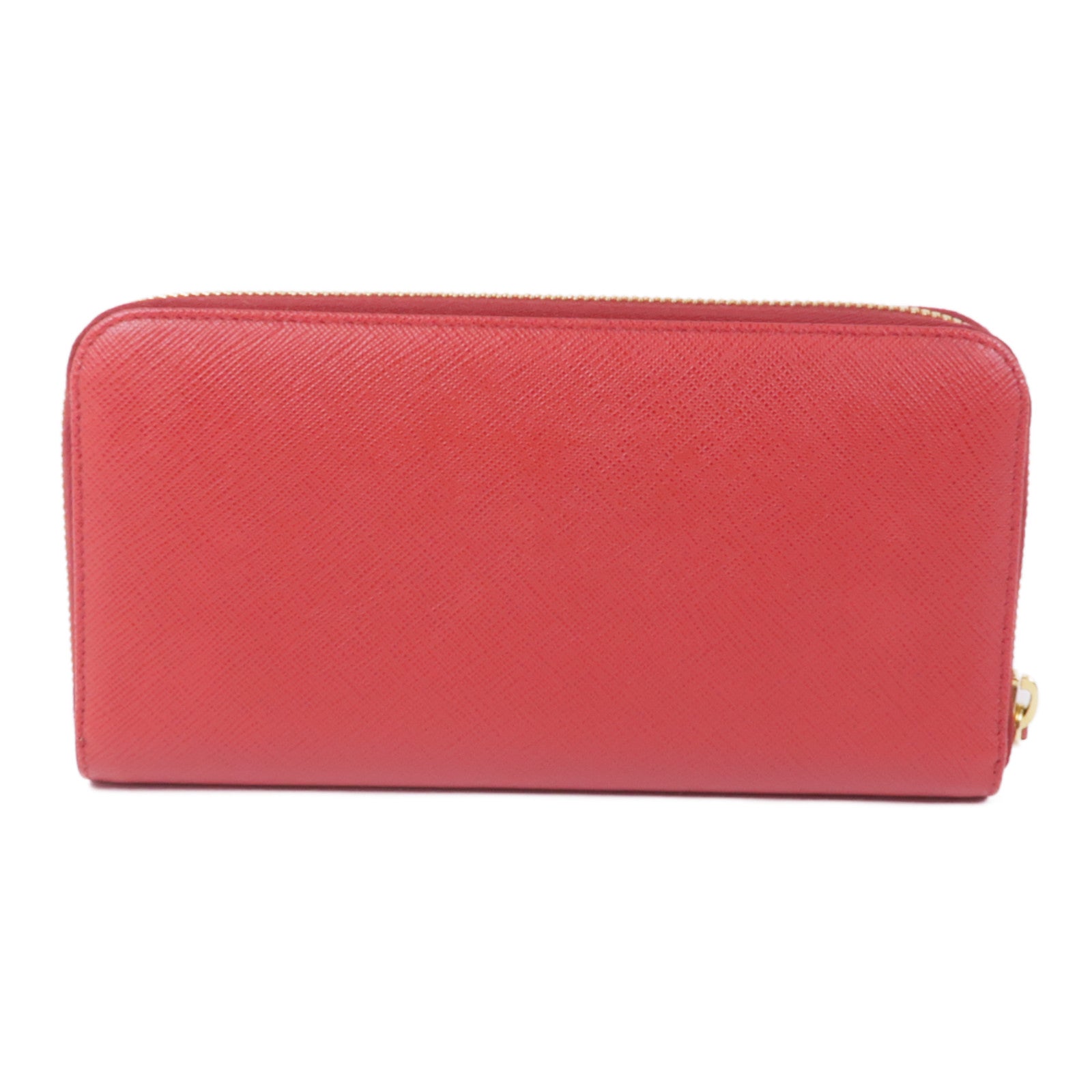 PRADA 【激減優惠】Saffiano皮革Long Wallet金扣長錢包