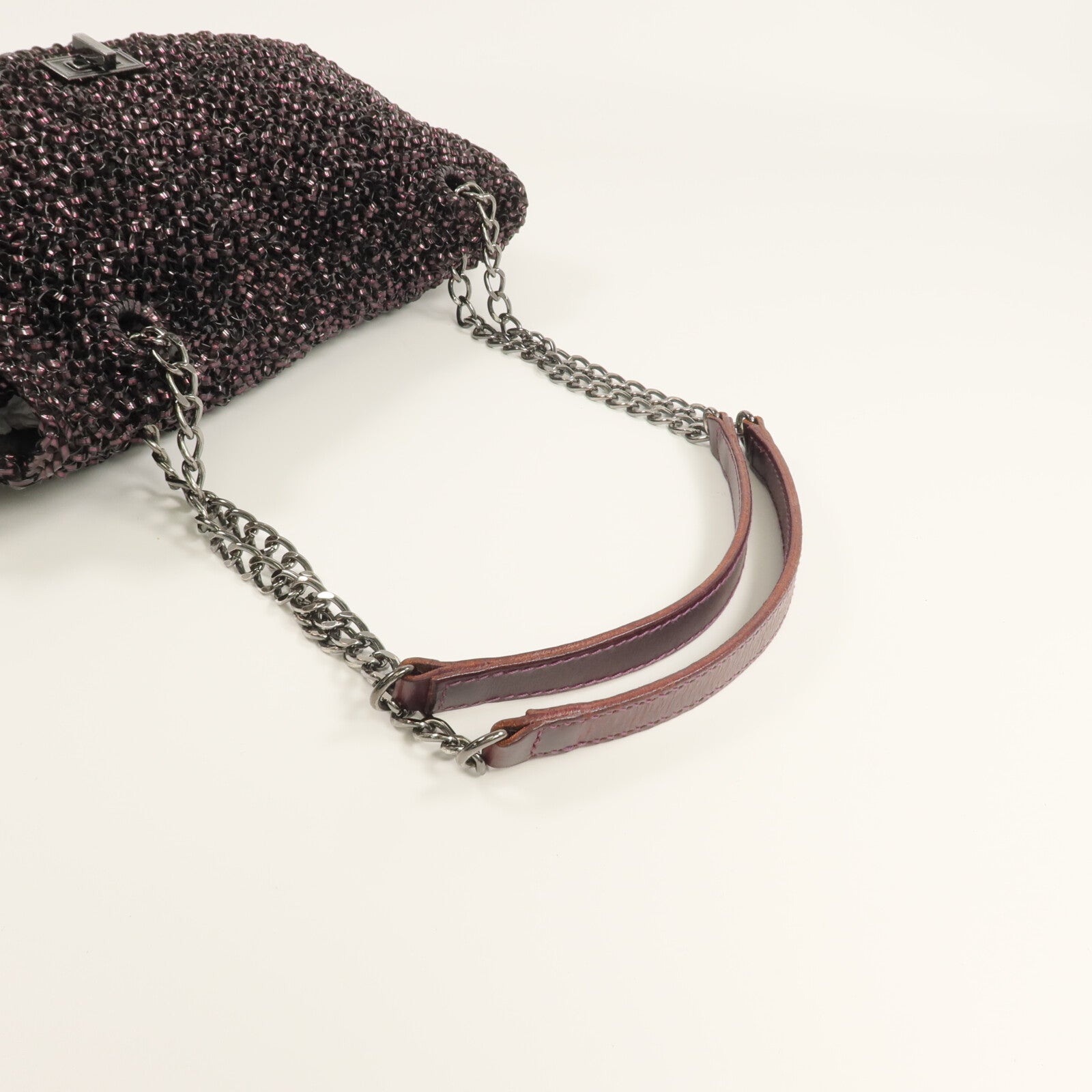 ANTEPRIMA PVC Shoulder Bag銀扣鏈帶肩背袋