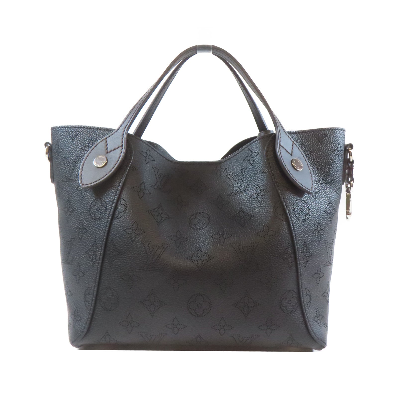 LOUIS VUITTON Mahina Hina 2 Way Shoulder Bag銀扣手挽肩背兩用袋黑色