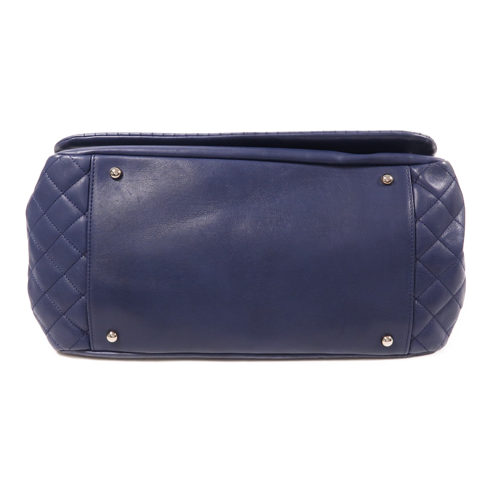 CHANEL 牛皮皮革Shoulder Bag銀扣鏈帶肩背袋