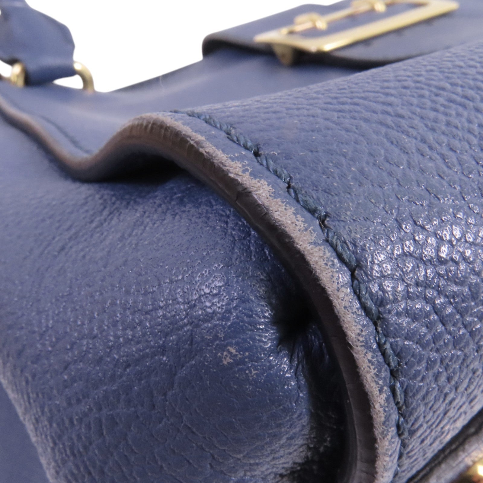 BURBERRY 【激減優惠】牛皮皮革Buckle Tote Bag金扣手挽肩背兩用袋