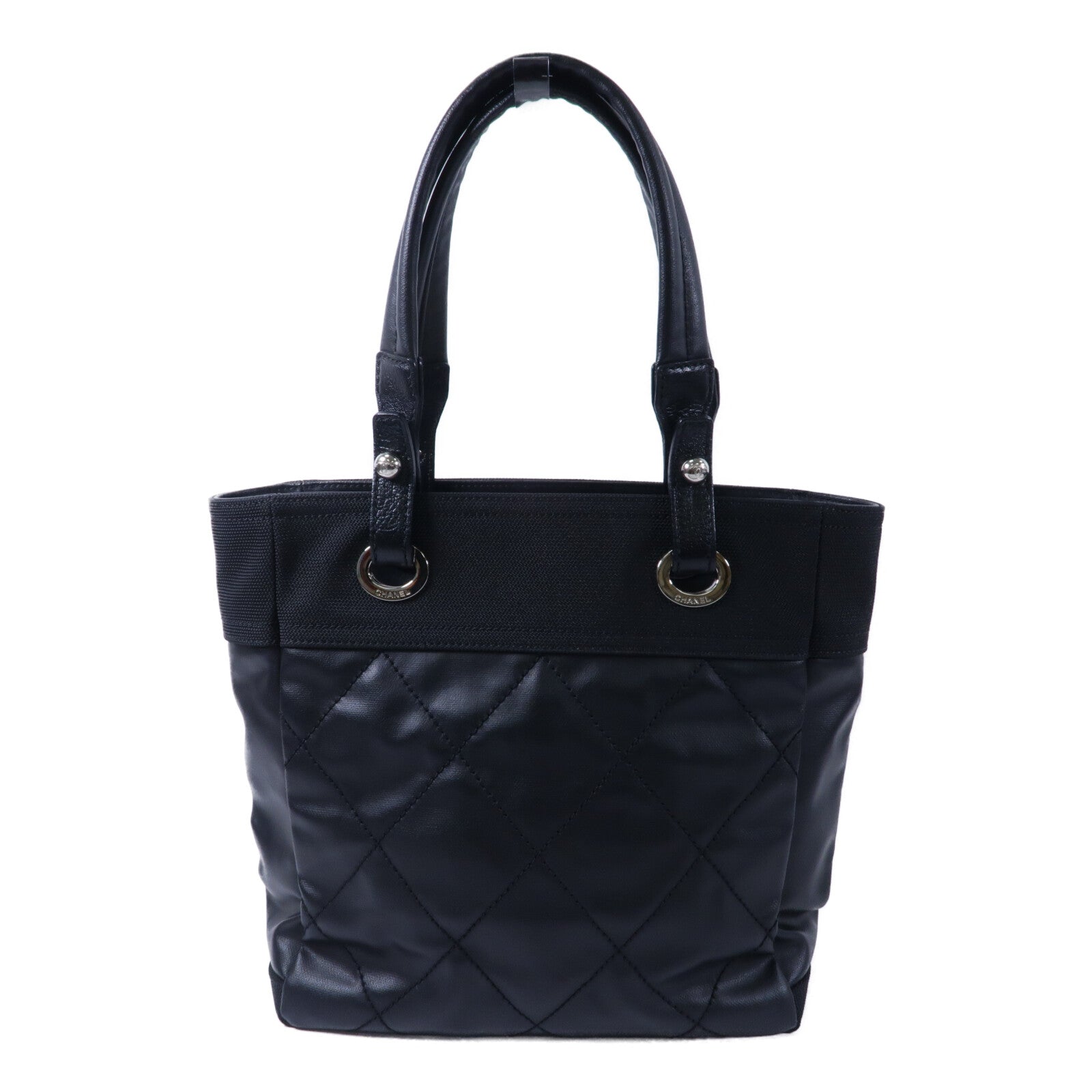 CHANEL 塗層帆布/帆布Biarritz手挽袋
