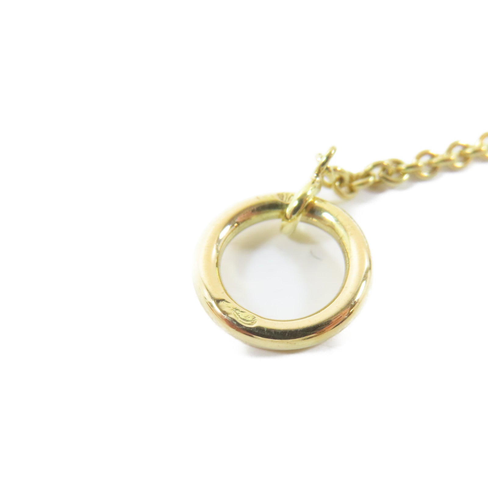 HERMES 18K黃金Necklace項鍊#35cm
