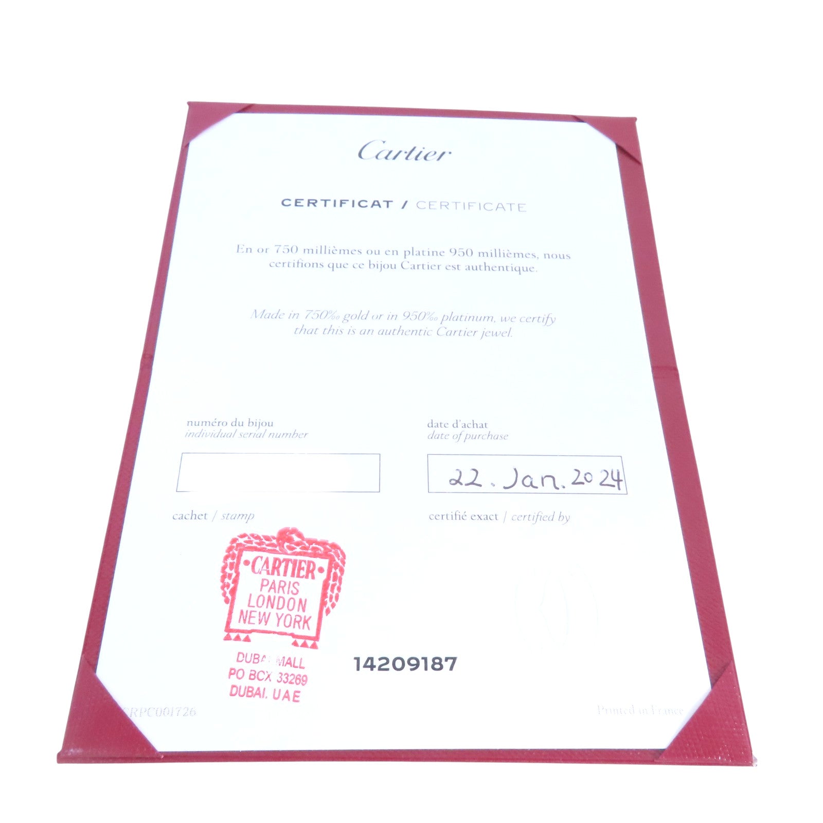 CARTIER 18K白金Love Bracelet Full Diamond鑽石手鐲#16