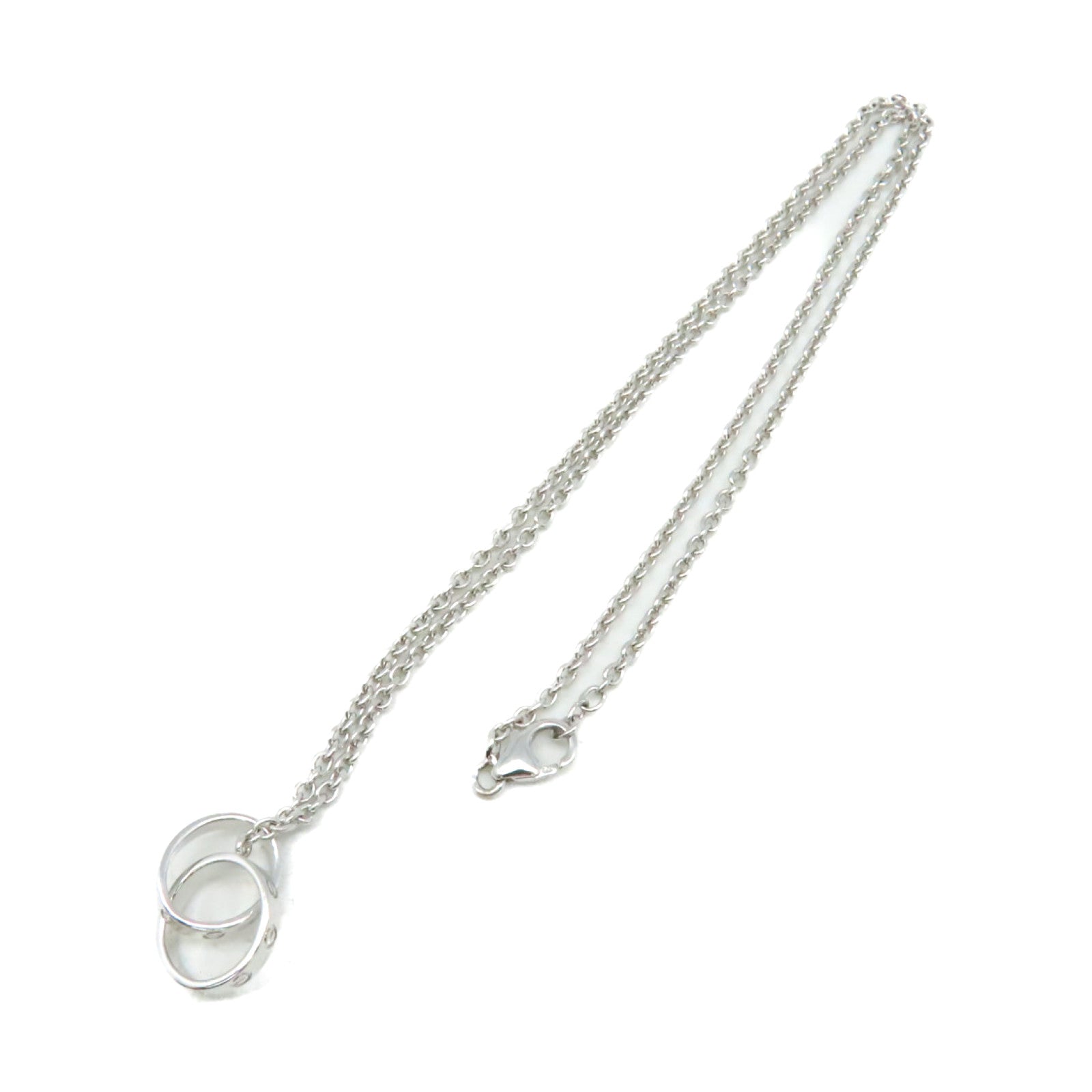 CARTIER 【激減優惠】18K白金Love Necklace項鏈