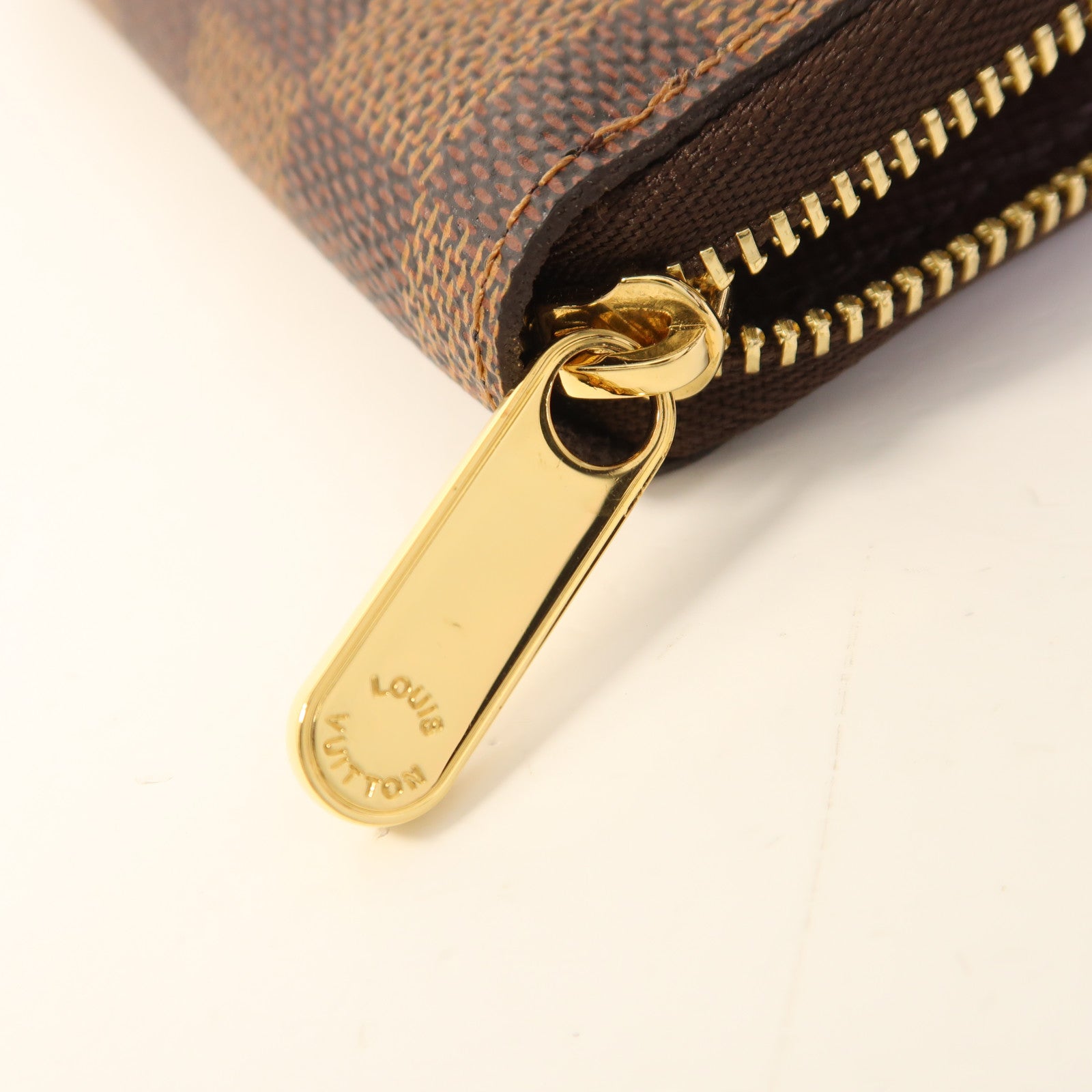LOUIS VUITTON Damier Zippy Coin Purse金扣零錢包/卡片套