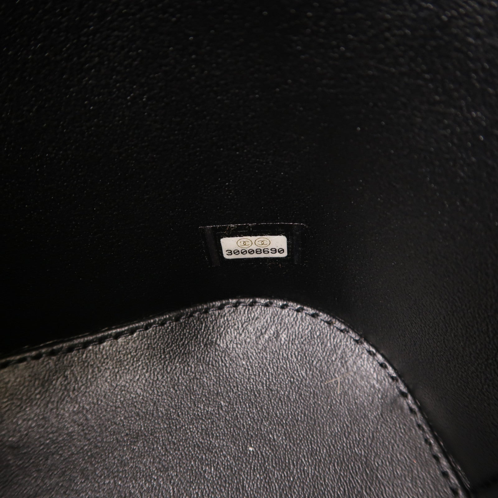 CHANEL 羊皮皮革Chain Shoulder金扣手挽肩背兩用袋