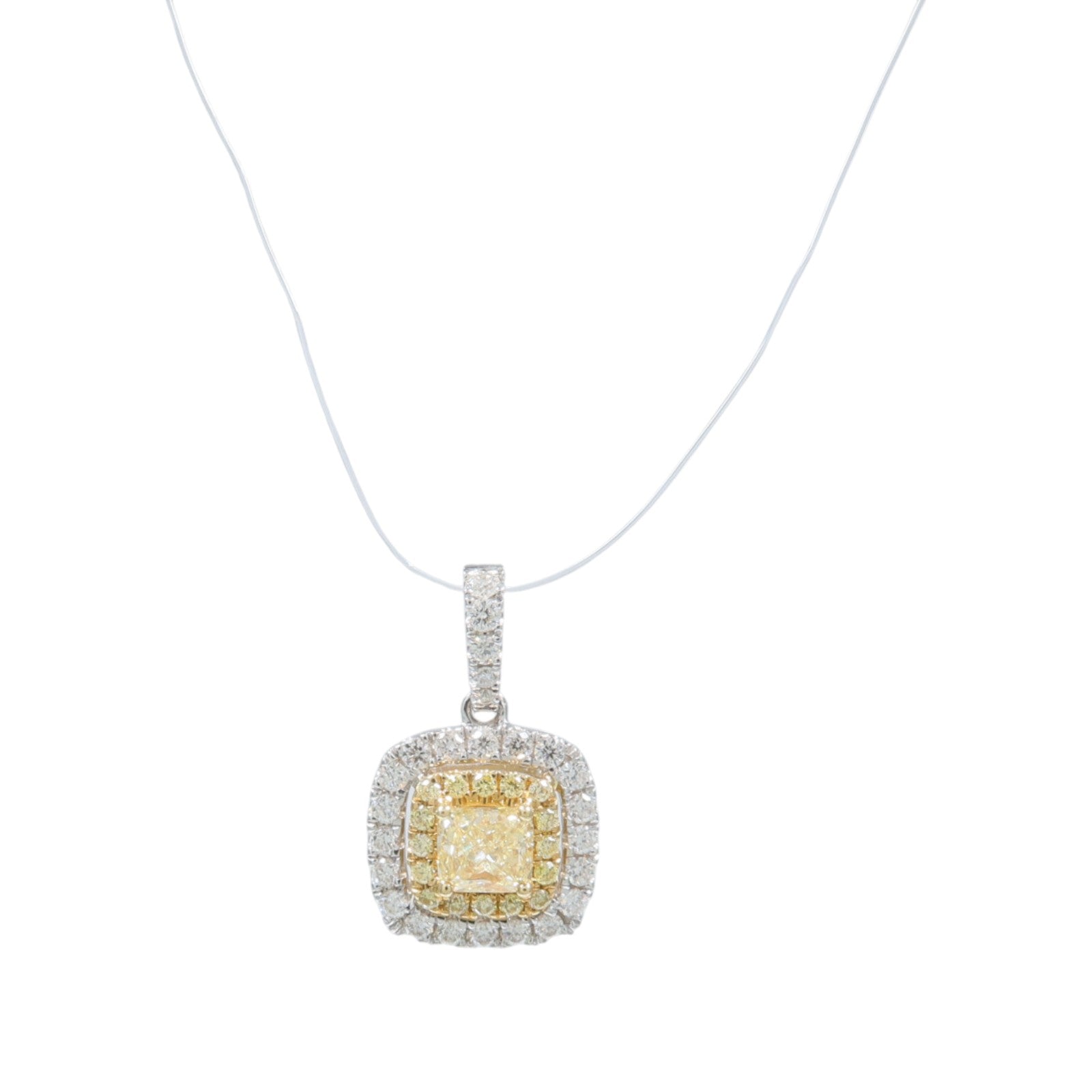 JEWELRY 18K白金/黃金Diamond Pendant鑽石吊墜
