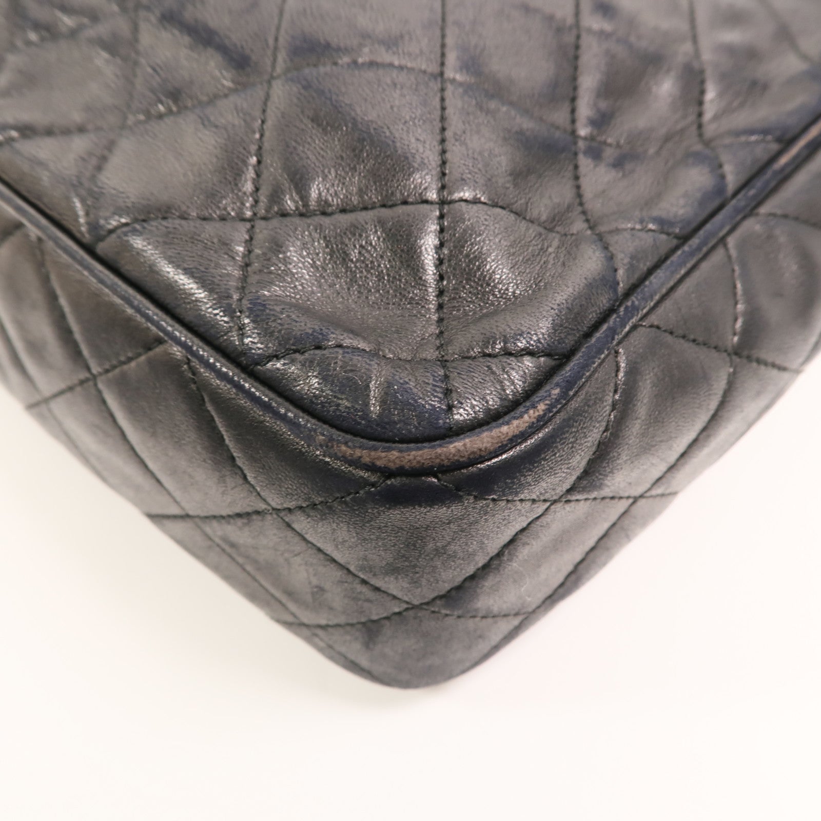 CHANEL 羊皮皮革Vintage鏈帶肩背袋