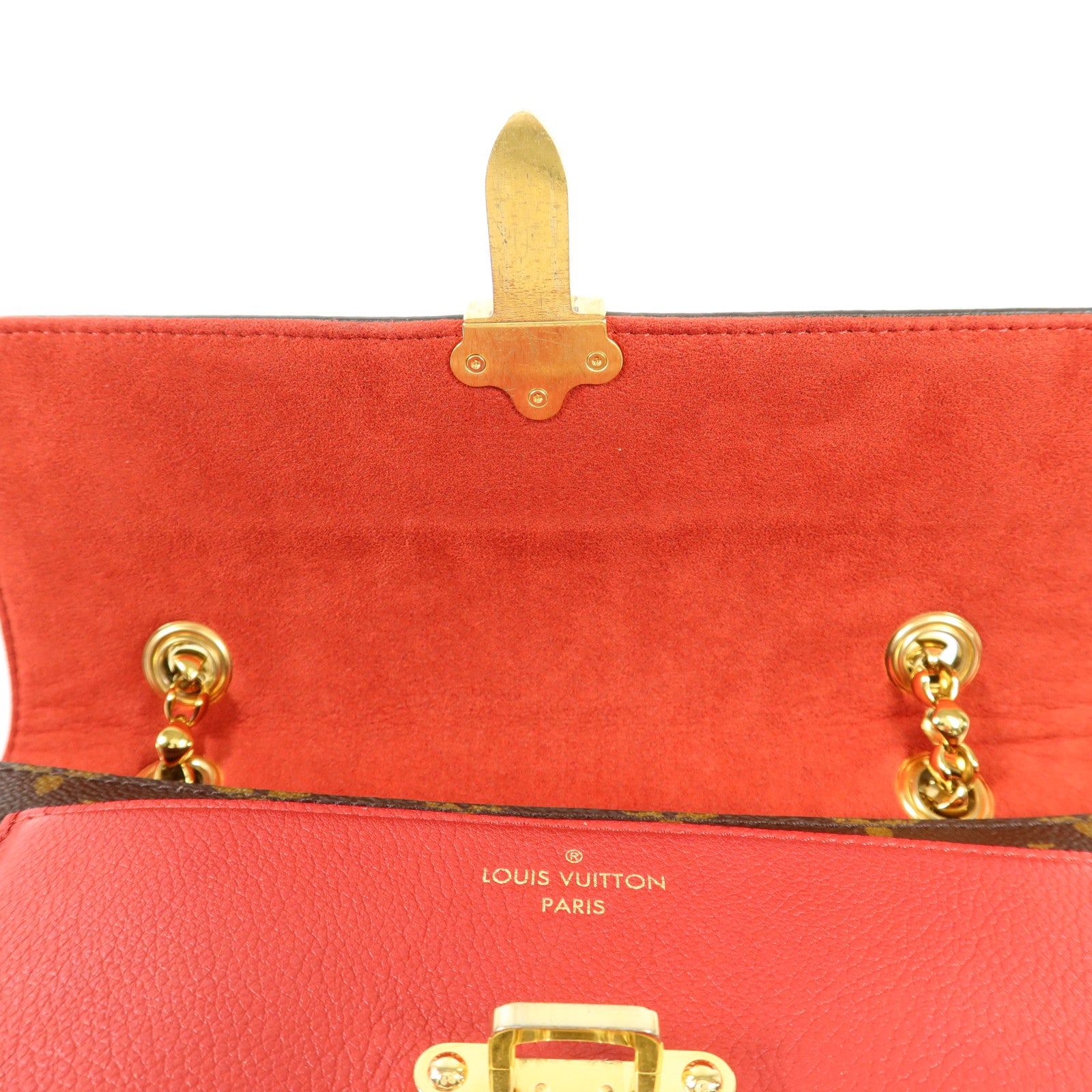 LOUIS VUITTON Monogram Victoire金扣鏈帶肩背袋