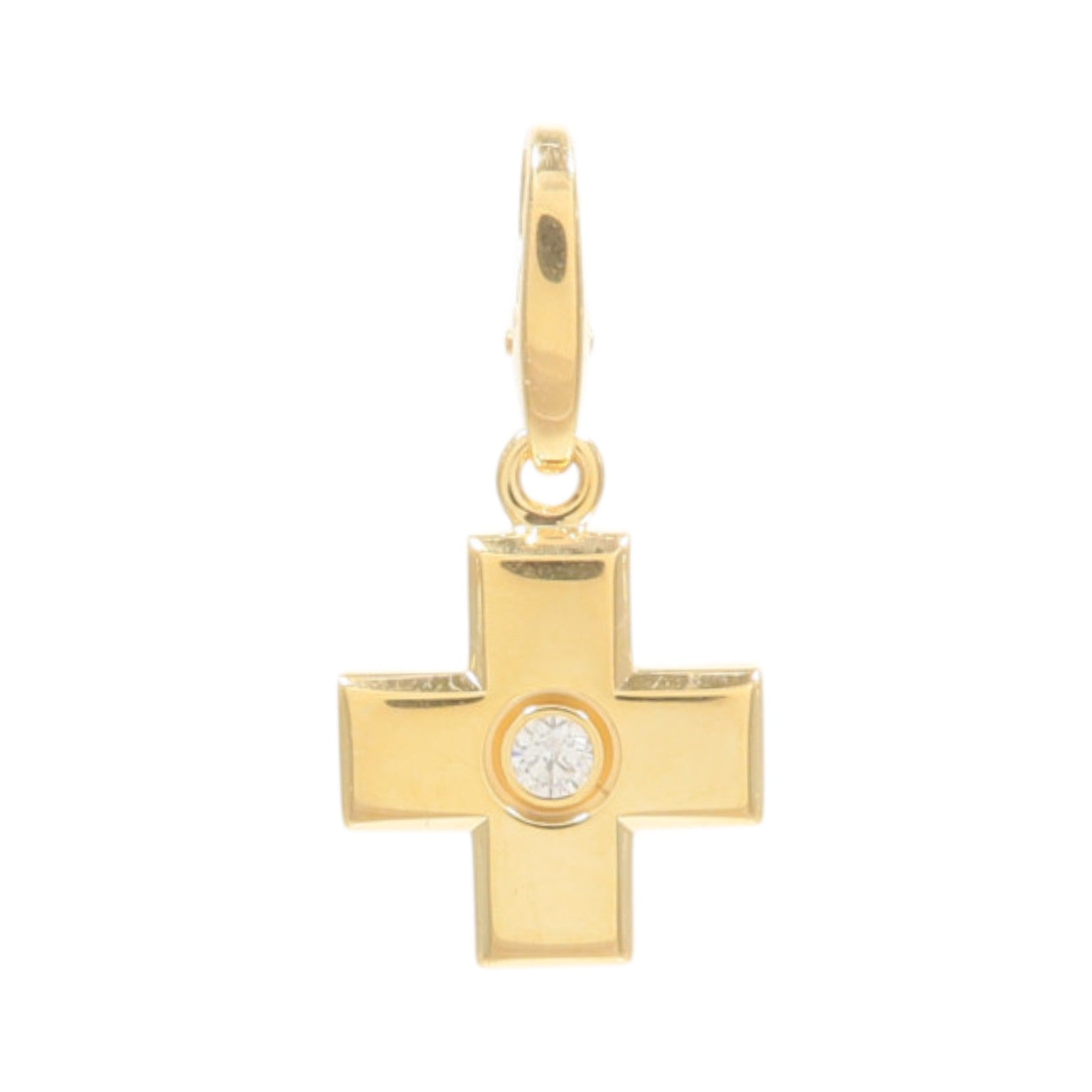 CARTIER 18K黃金Diamond Pendant鑽石吊墜