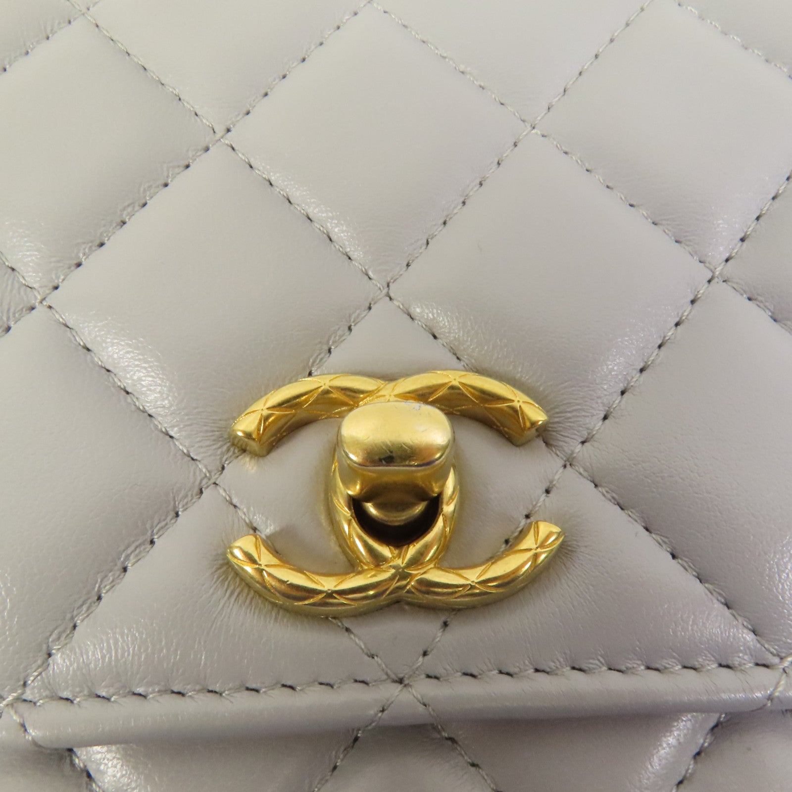 CHANEL 羊皮皮革Wallet On Chain金扣鏈帶肩背袋