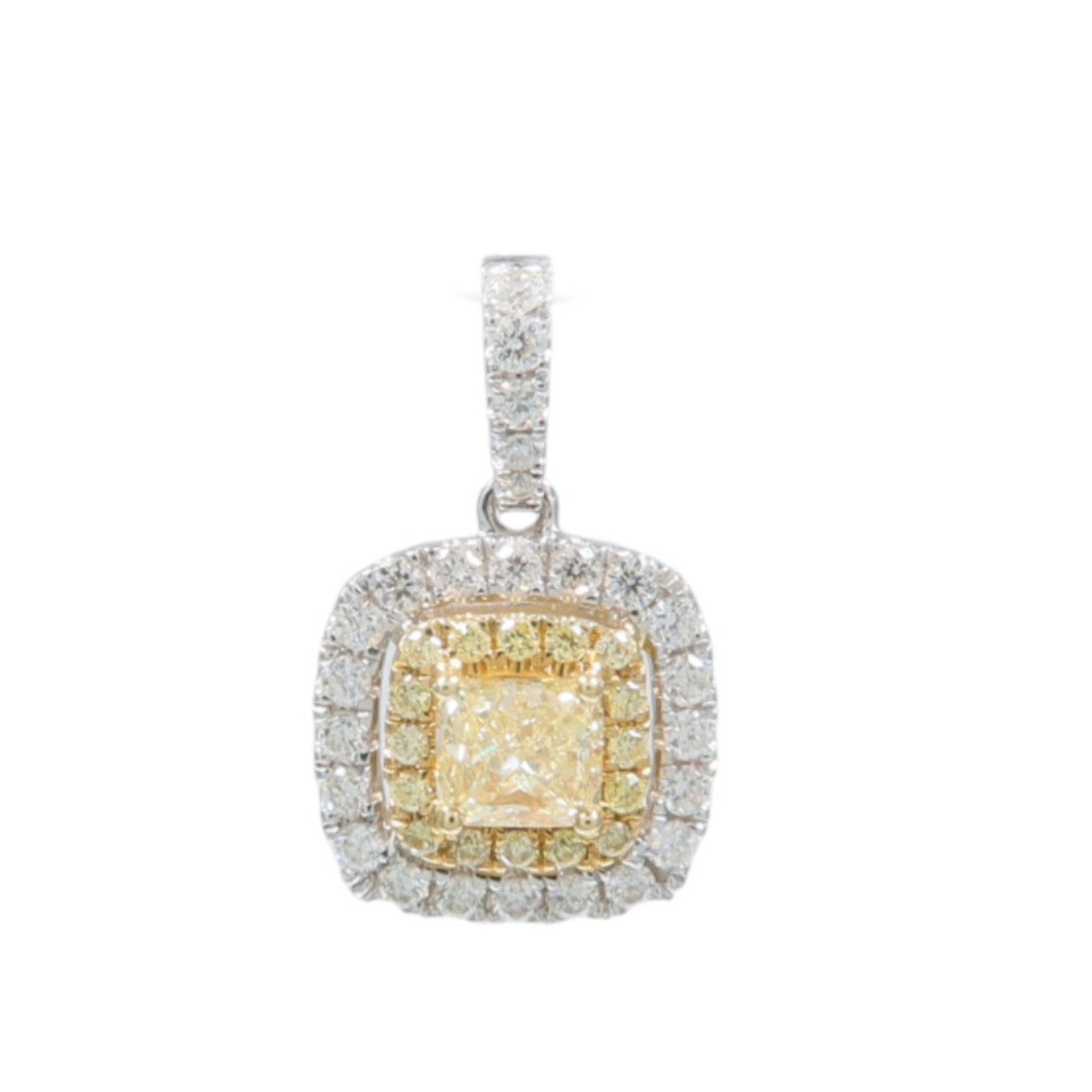 JEWELRY 18K白金/黃金Diamond Pendant鑽石吊墜