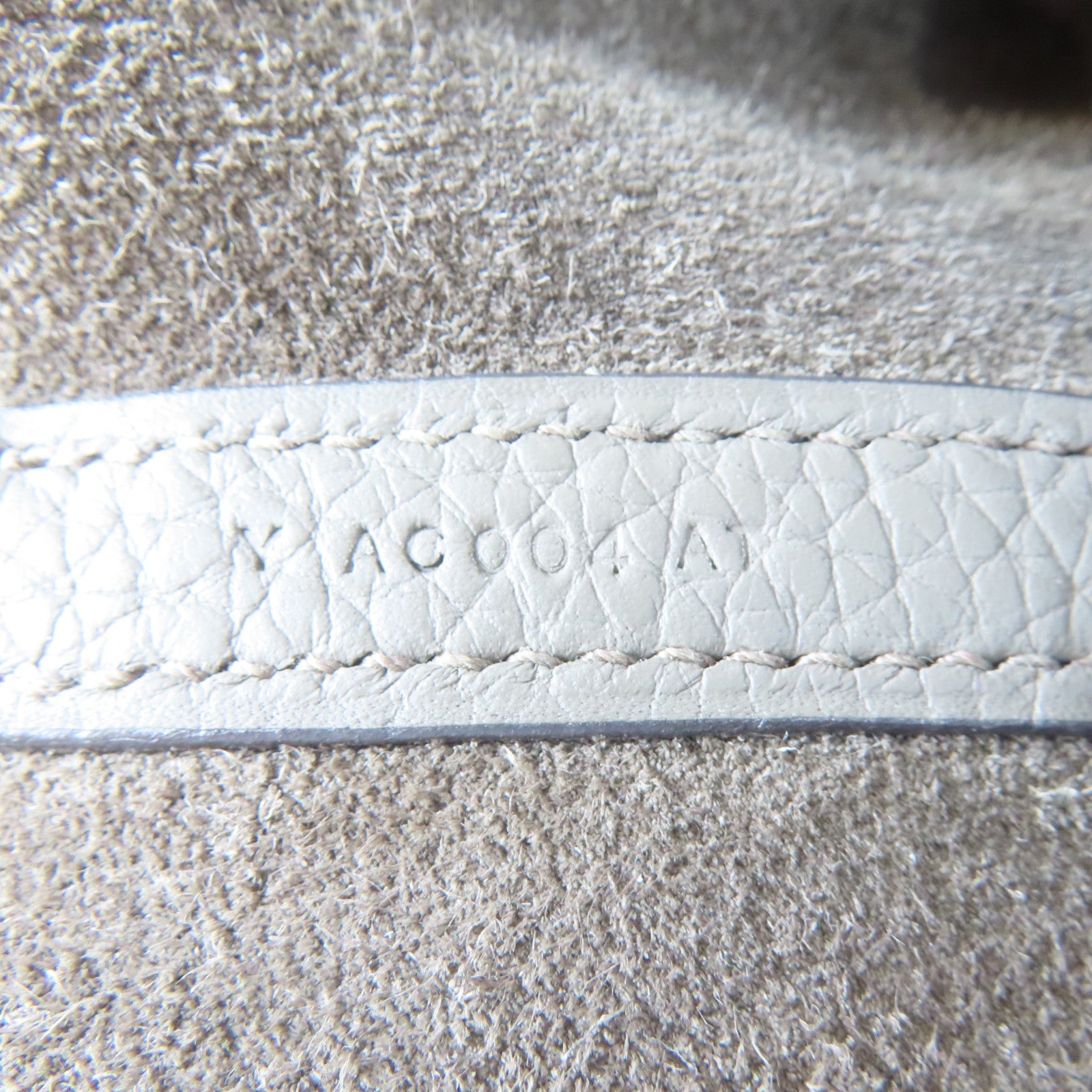 HERMES Clemence皮革Picotin MM銀扣手挽袋錫灰色