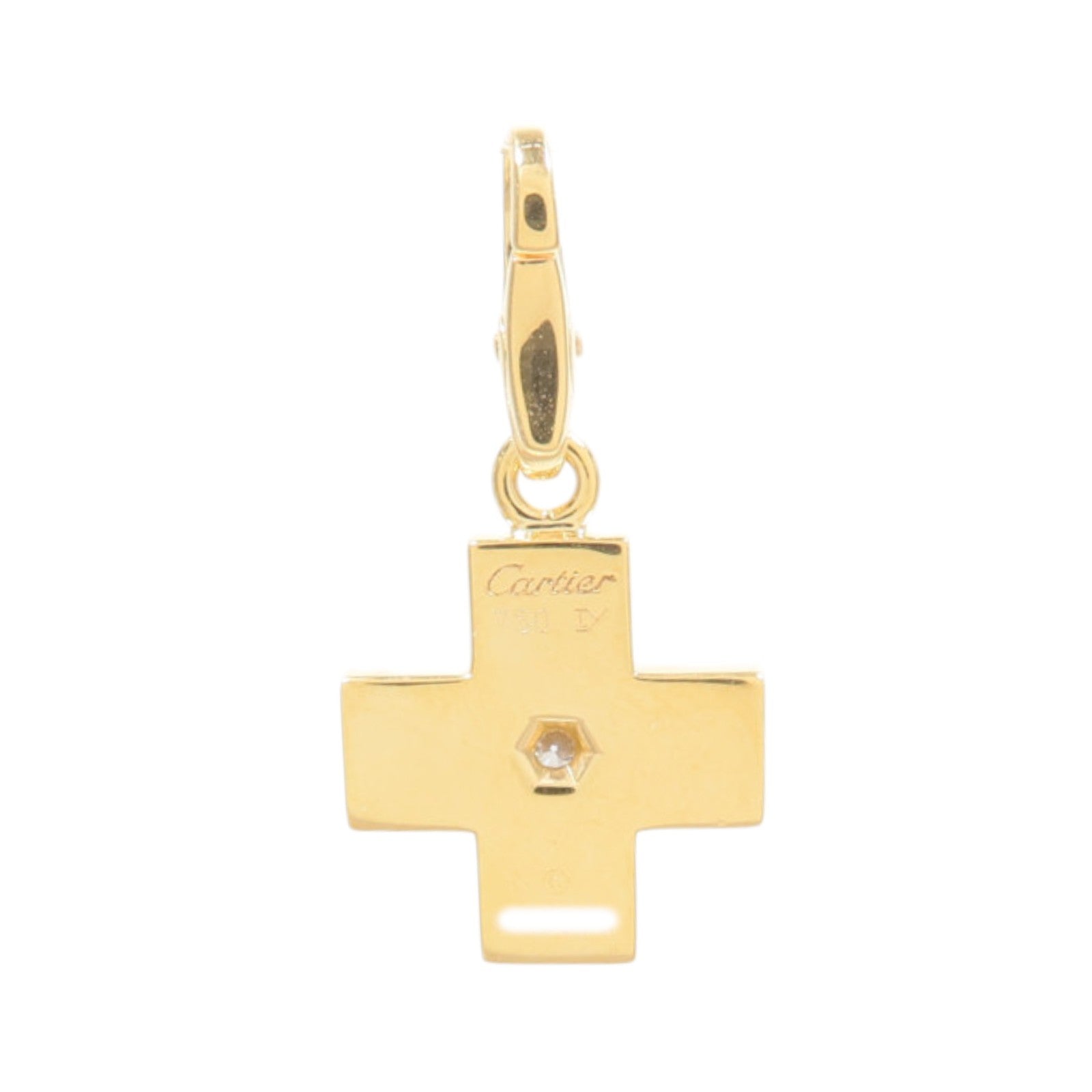CARTIER 18K黃金Diamond Pendant鑽石吊墜