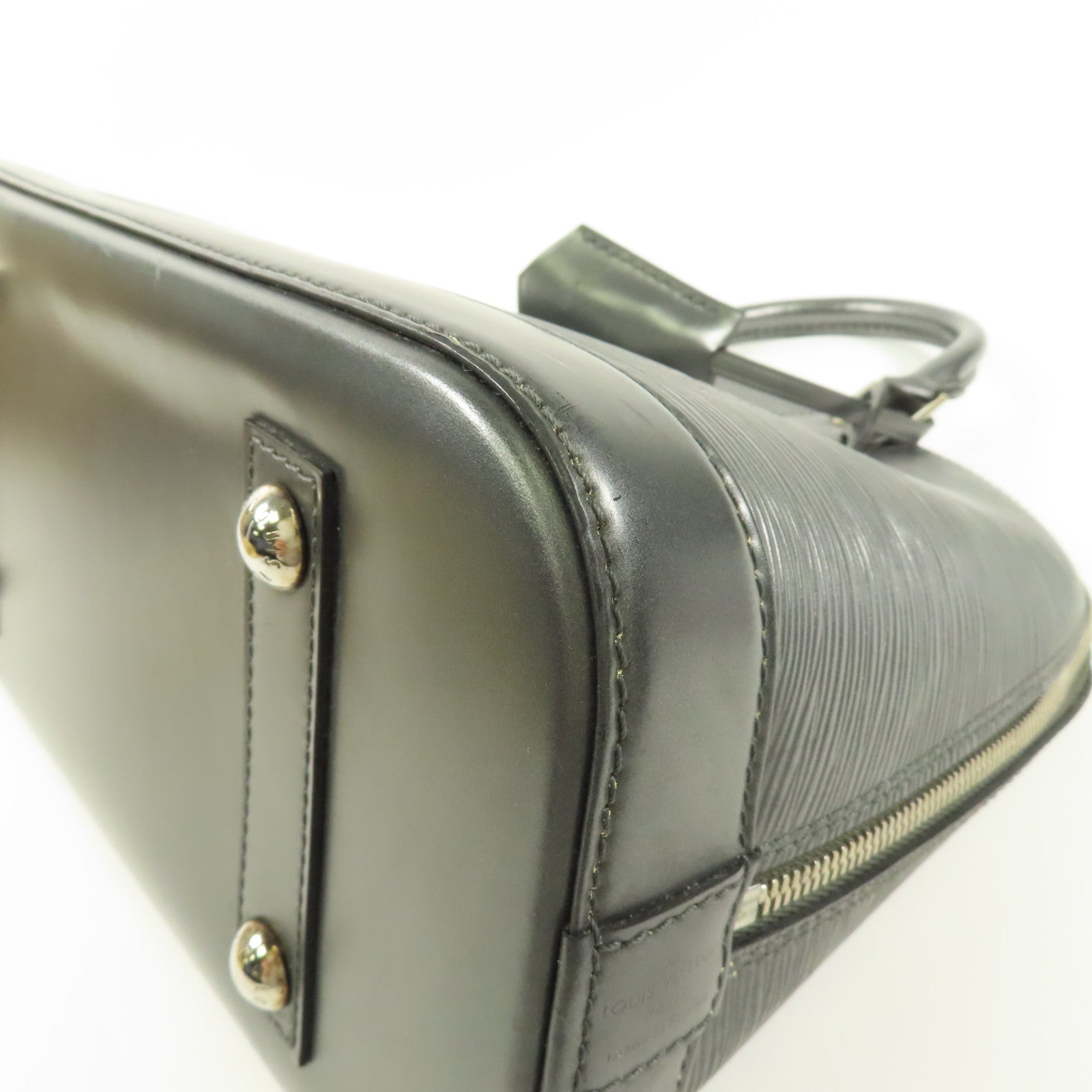 LOUIS VUITTON Epi Alma PM銀扣手挽袋