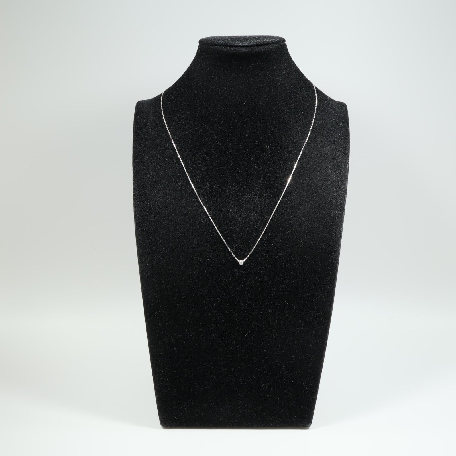 CARTIER 18K白金d'Amour Pendent鑽石項鍊