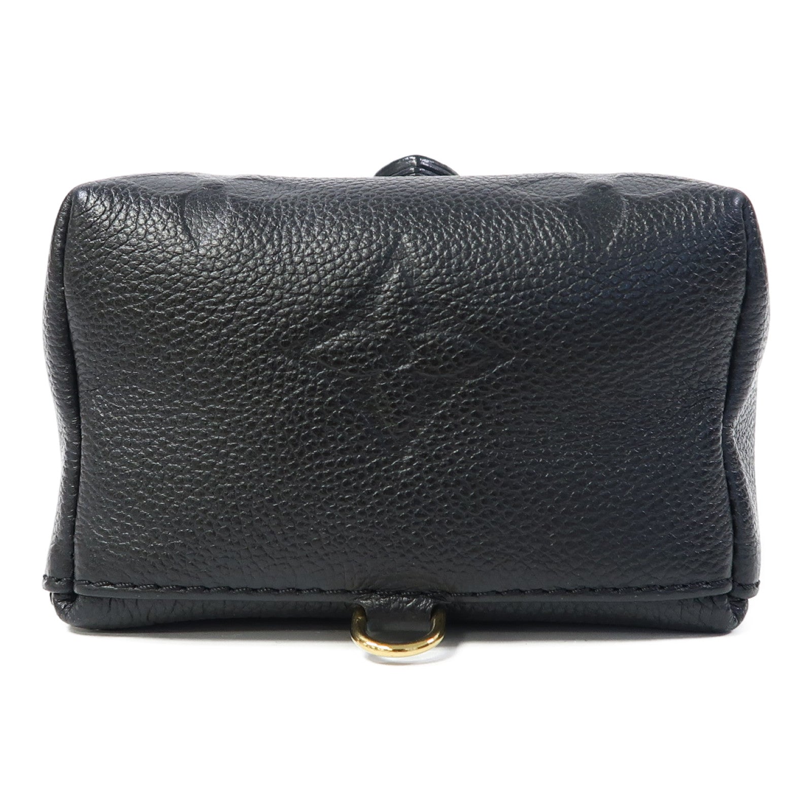 LOUIS VUITTON Monogram Empreinte Tiny Backpack金扣背包黑色