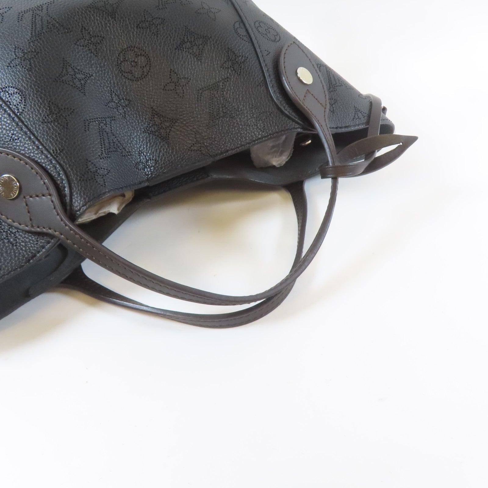LOUIS VUITTON Mahina Hina 2 Way Shoulder Bag銀扣手挽肩背兩用袋黑色