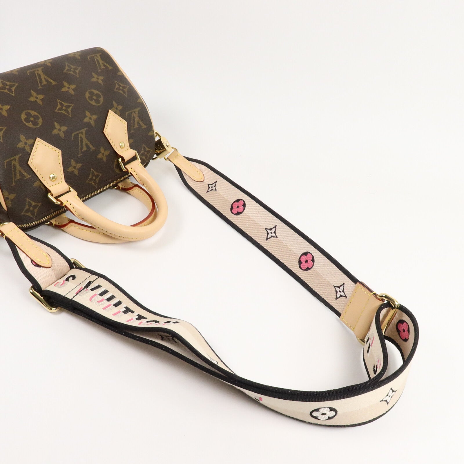 LOUIS VUITTON Monogram Speedy Bandouliere 20手挽肩背兩用袋