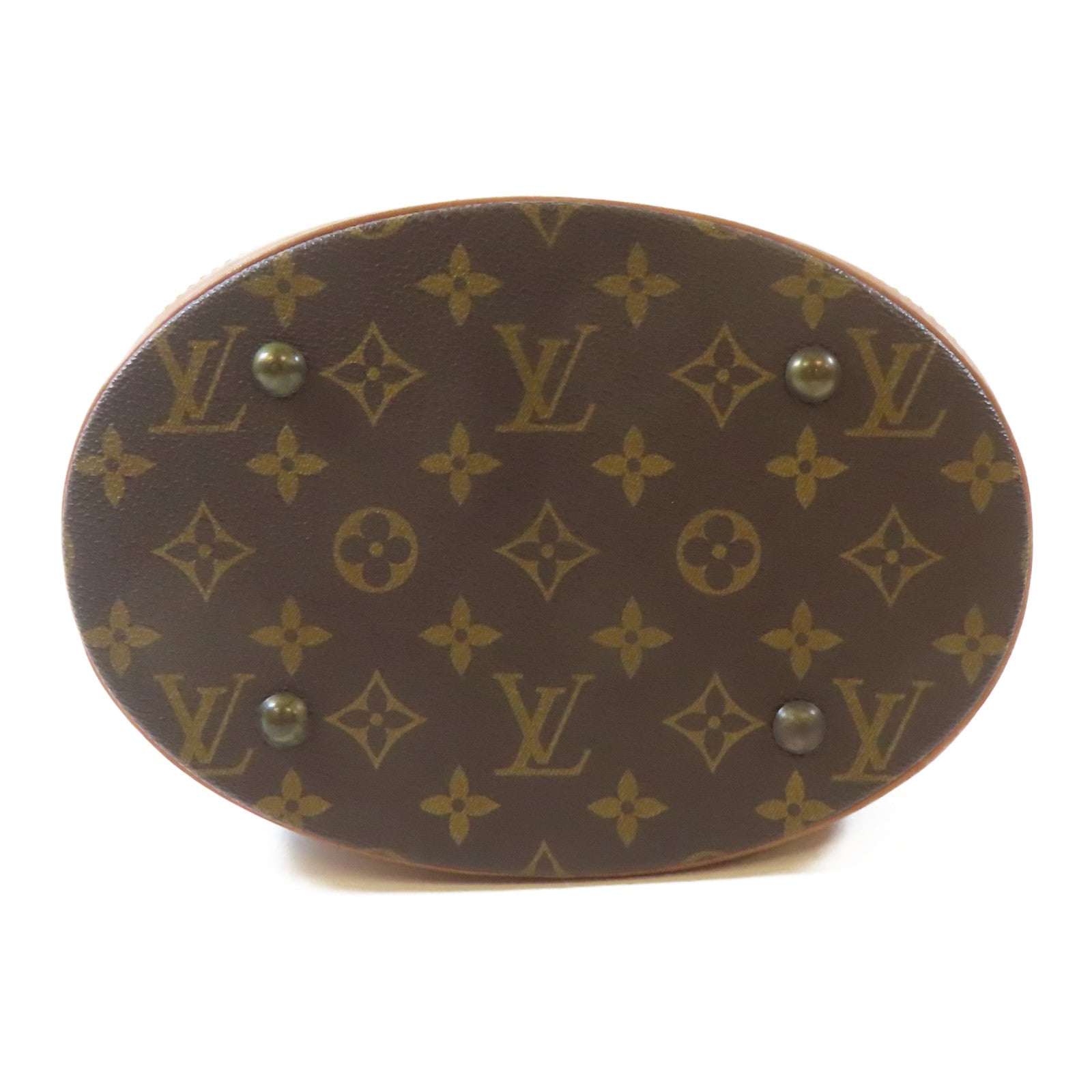 LOUIS VUITTON 【激減優惠】Monogram Bucket PM金扣肩背袋啡色