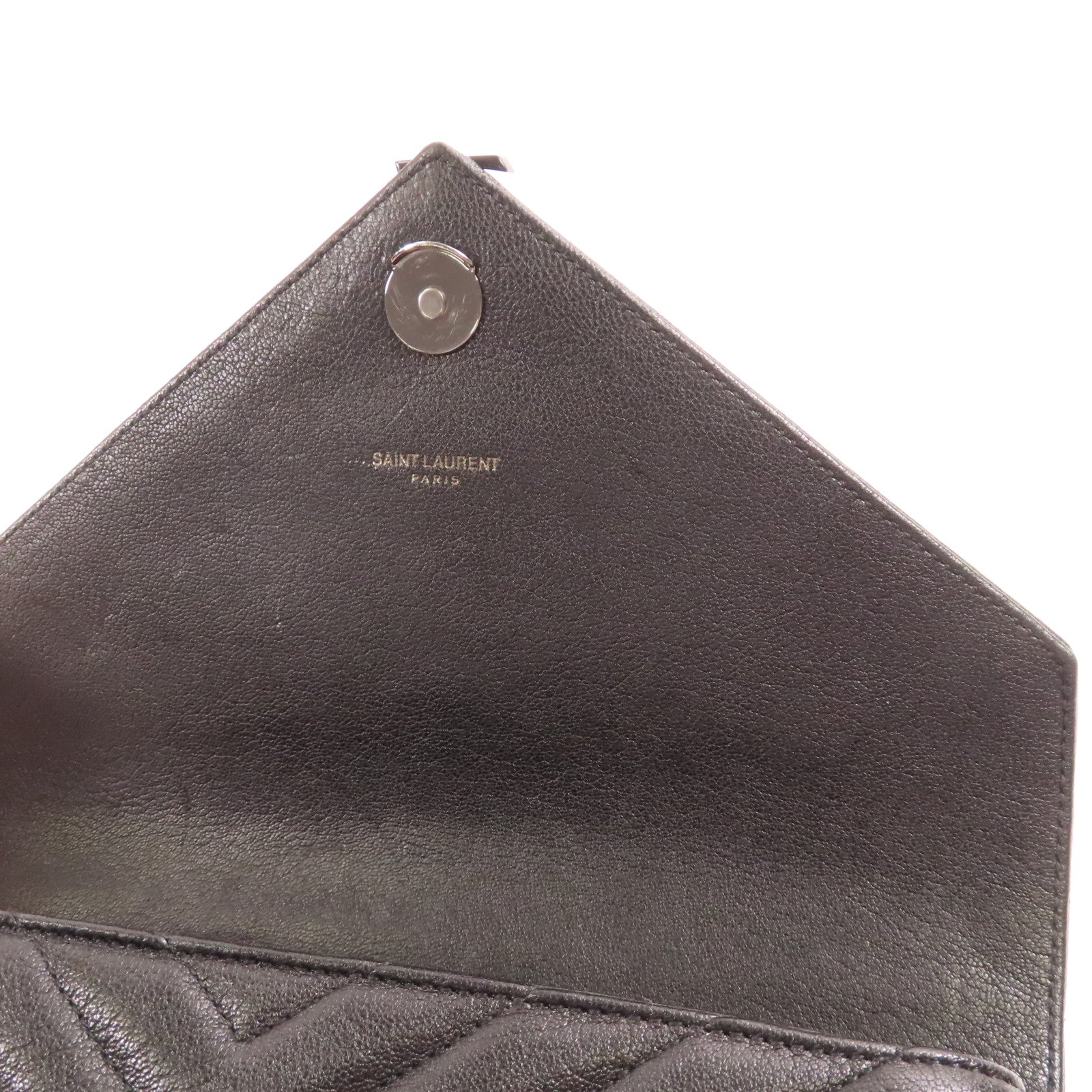 SAINT LAURENT 牛皮皮革College 2 Way Bag鏈帶手挽肩背兩用袋