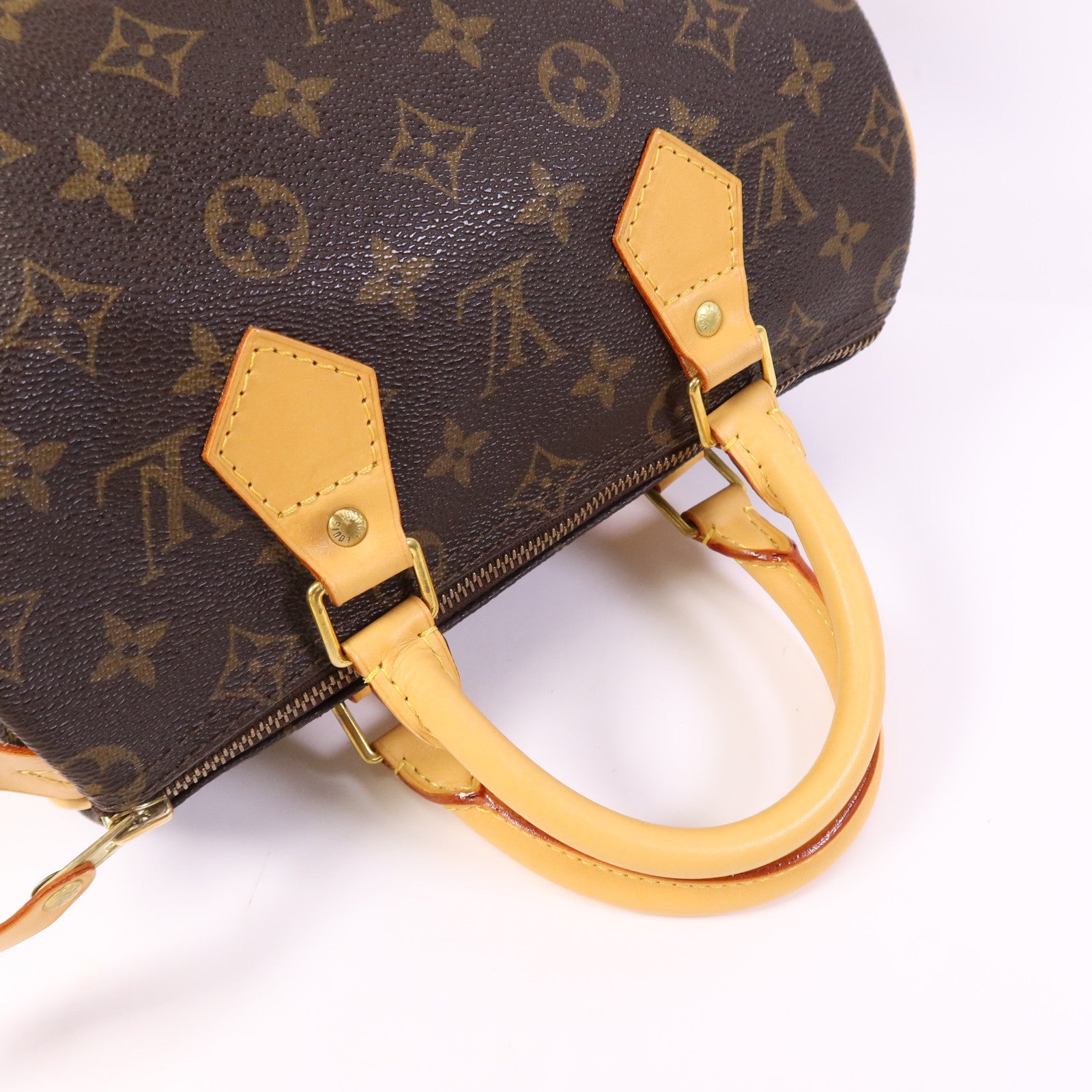 LOUIS VUITTON Monogram Speedy 25金扣手挽袋